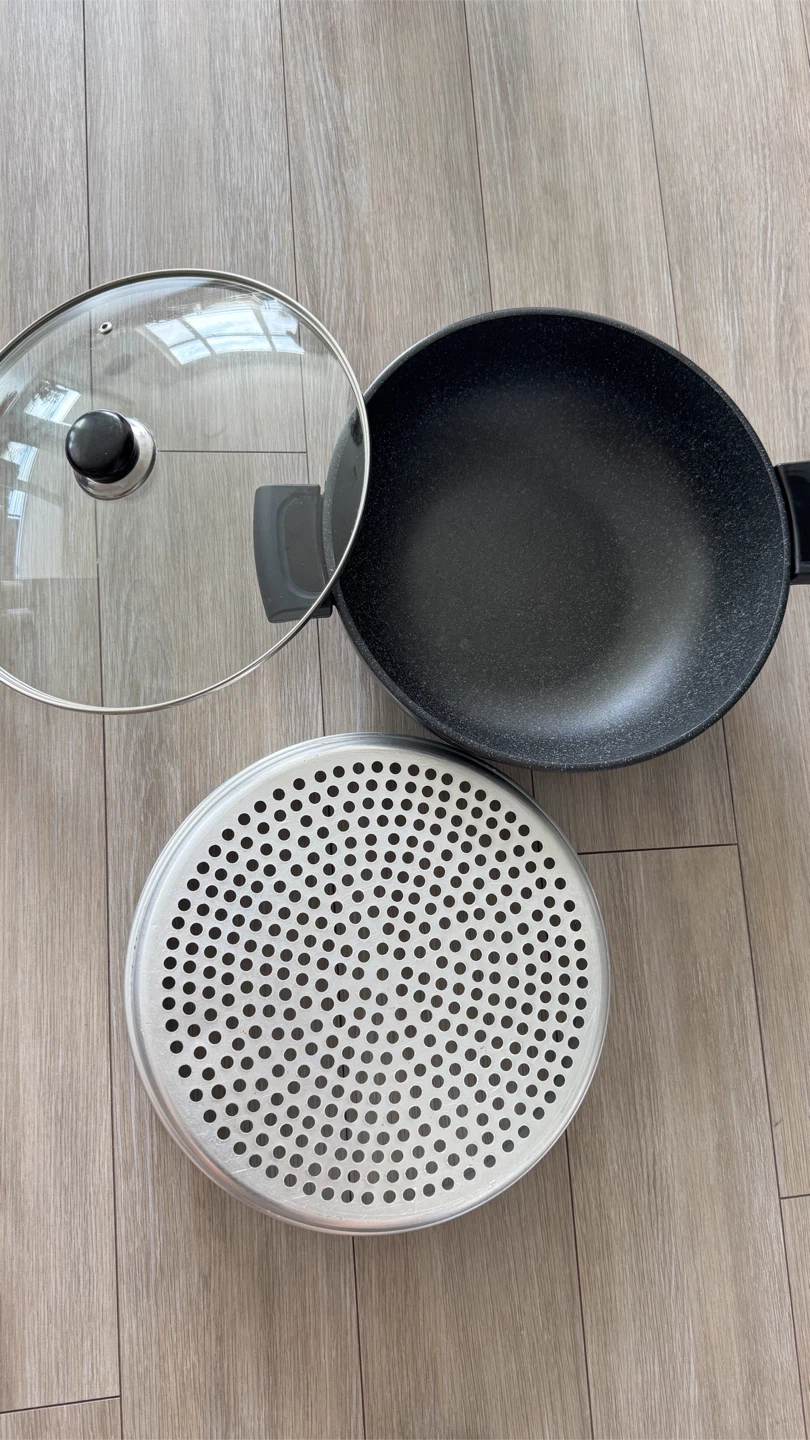 Electric Steamer Pot with Glass Lid - photo 3