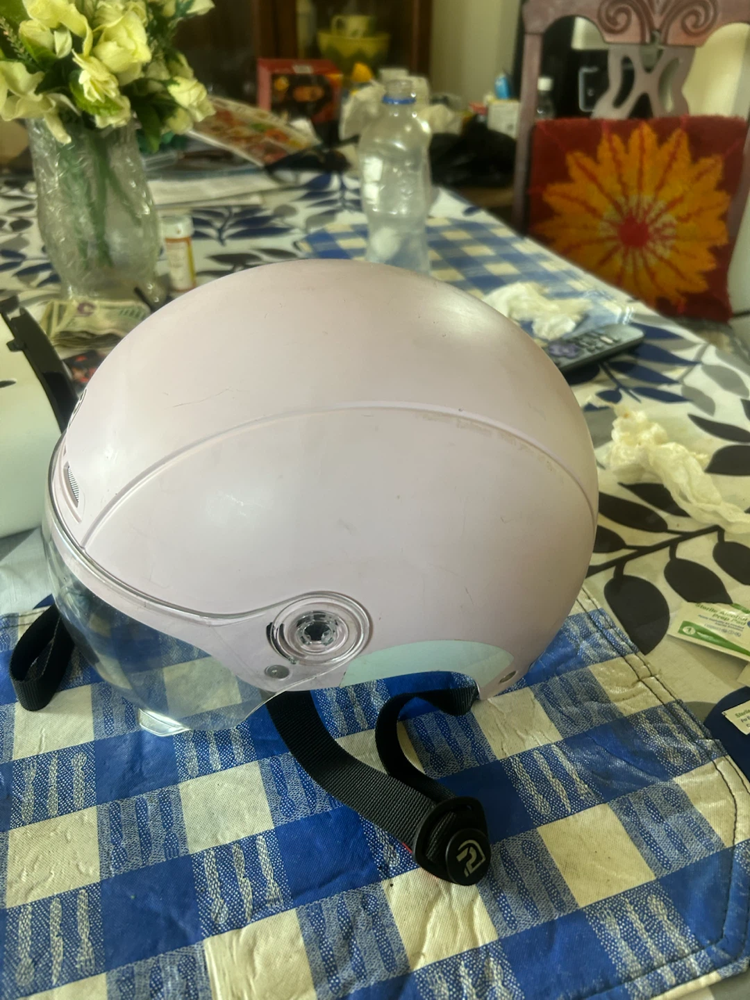 Pink Gemini Helmet with Visor - photo 2
