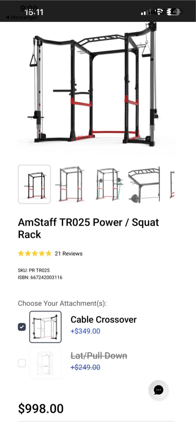 AmStaff TR025 Power / Squat Rack - photo 3