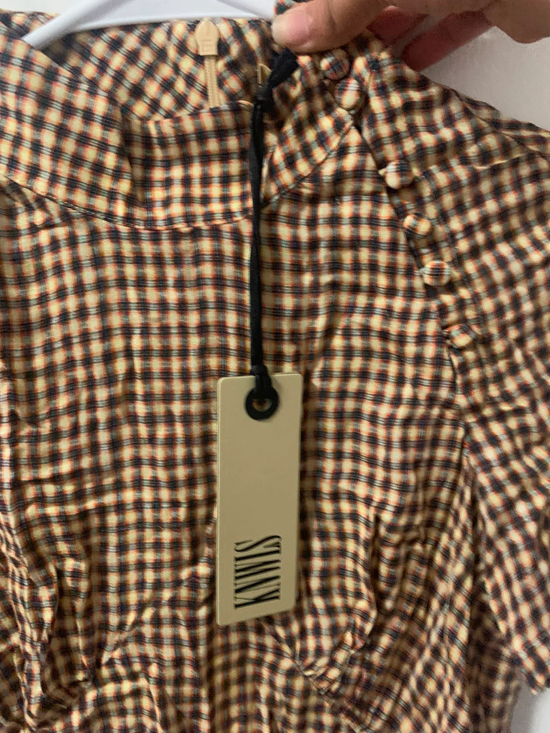 KNWLS Gingham Short Sleeve Top - photo 5