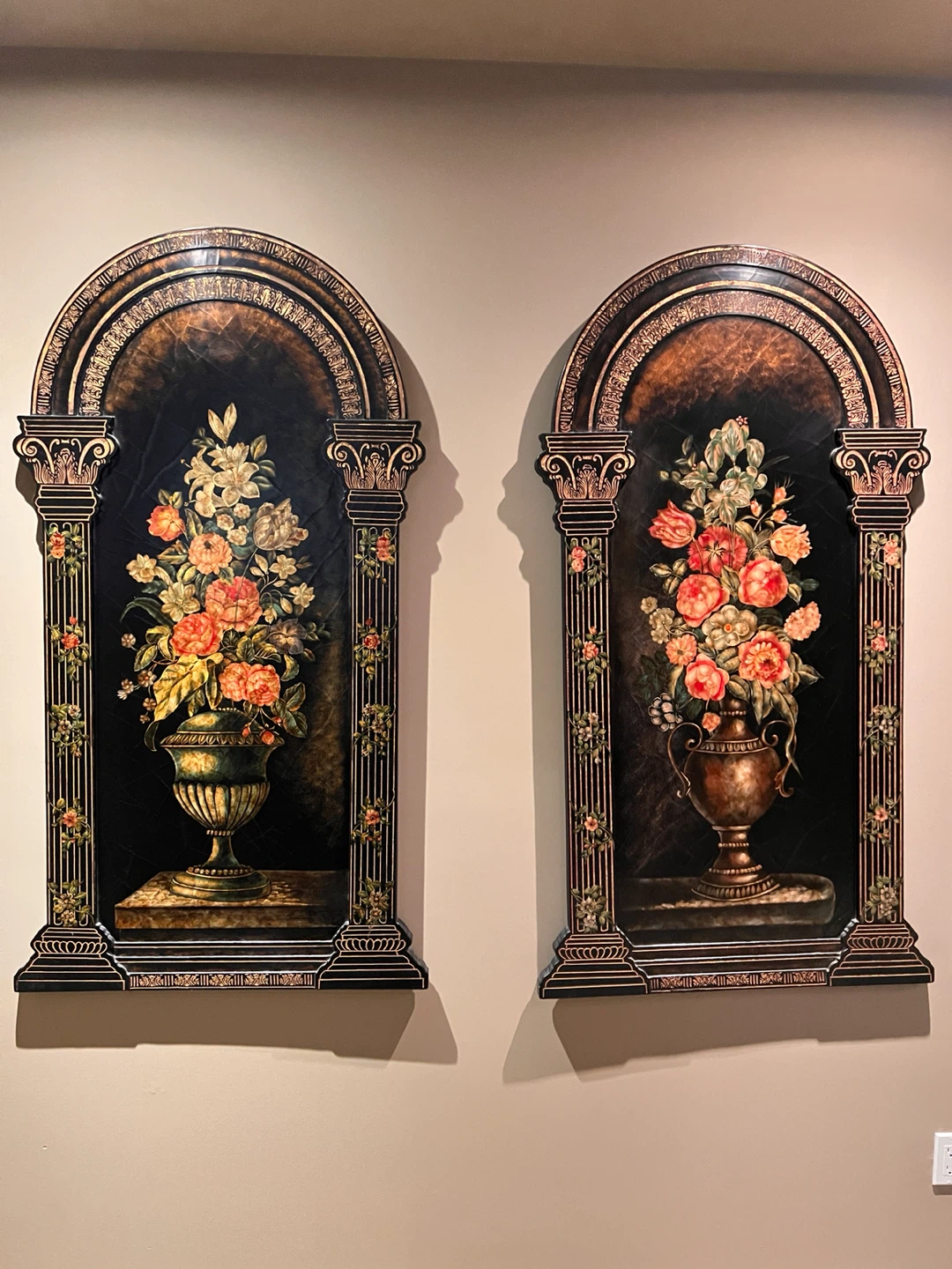 Pair of Decorative Wall Art Panels
