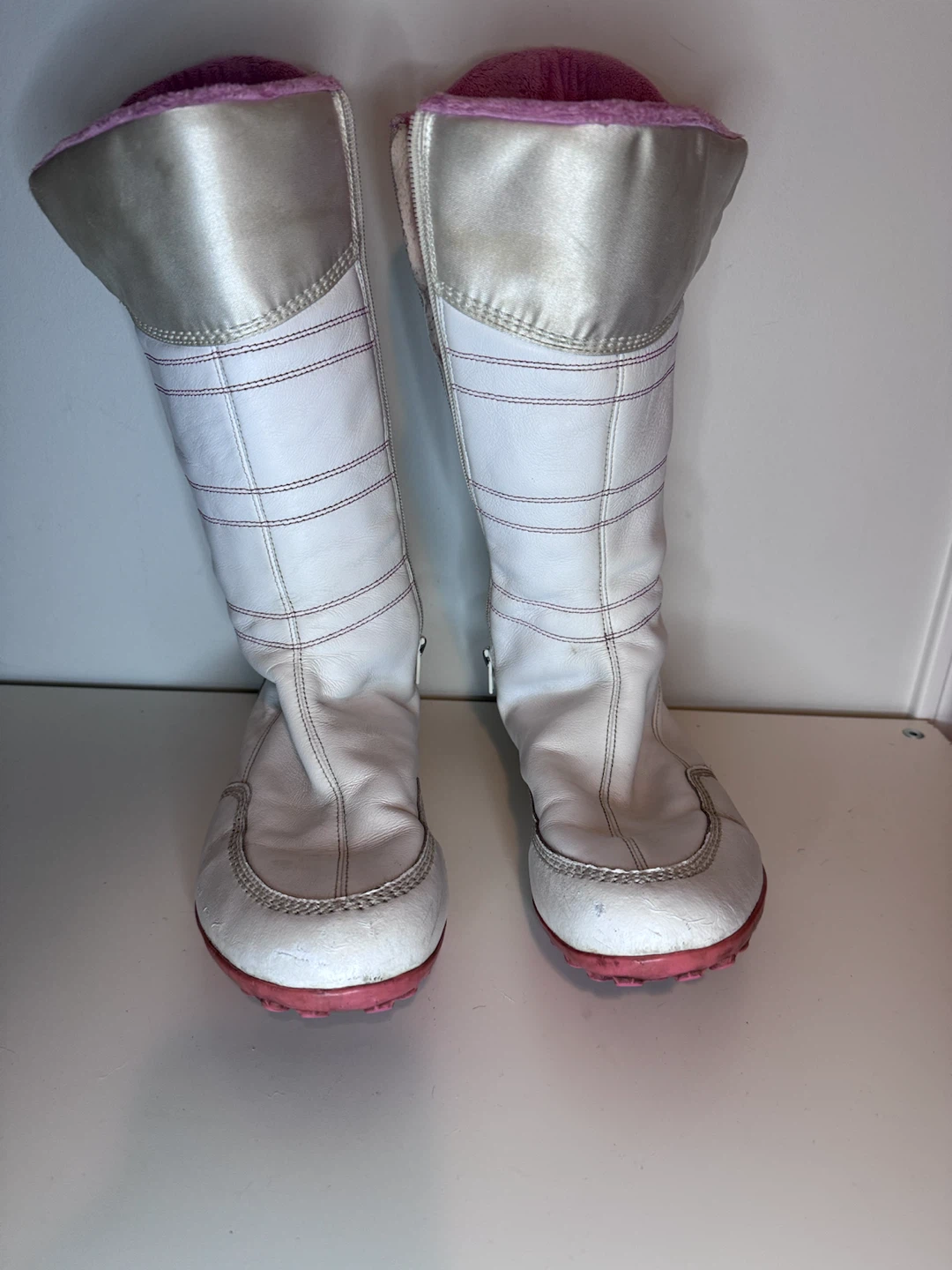 Vintage Y2K 2008 Adidas knee high leather boots