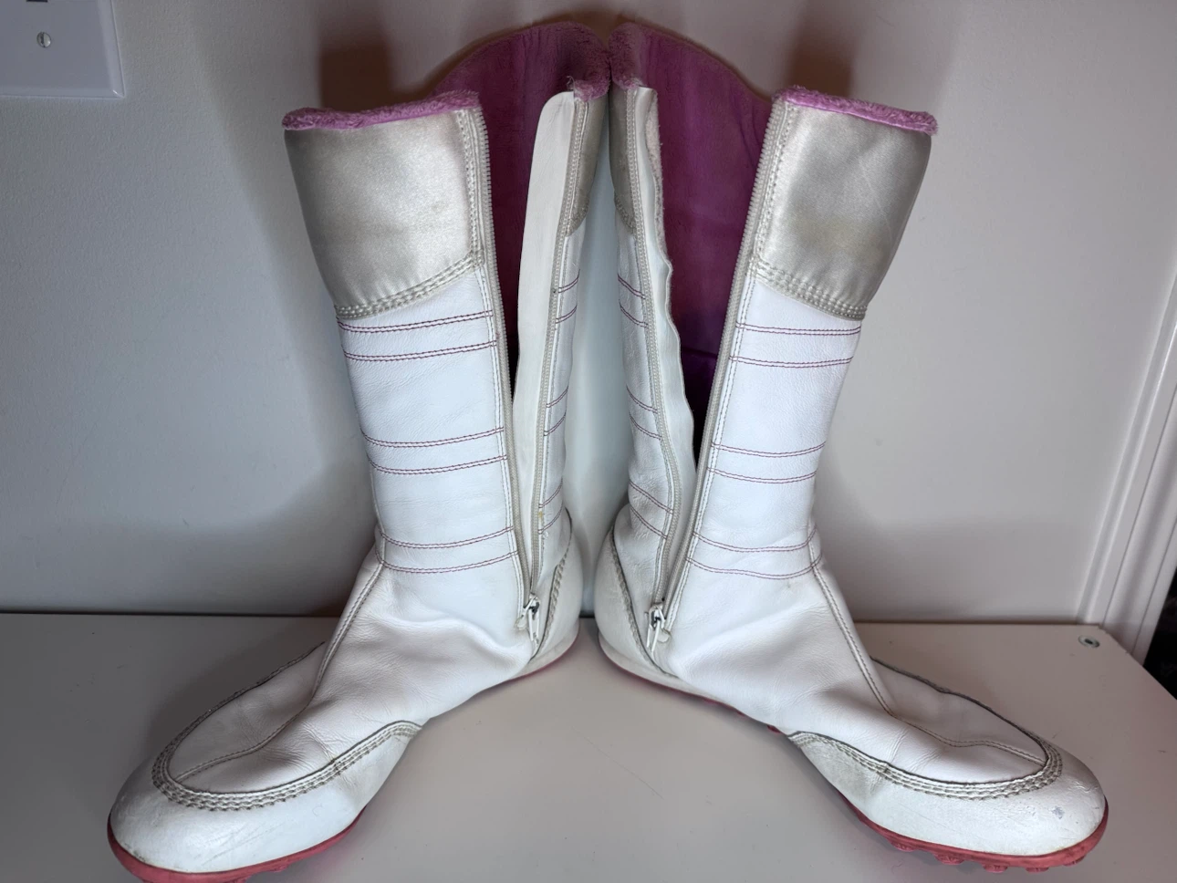 Vintage Y2K 2008 Adidas knee high leather boots - photo 2