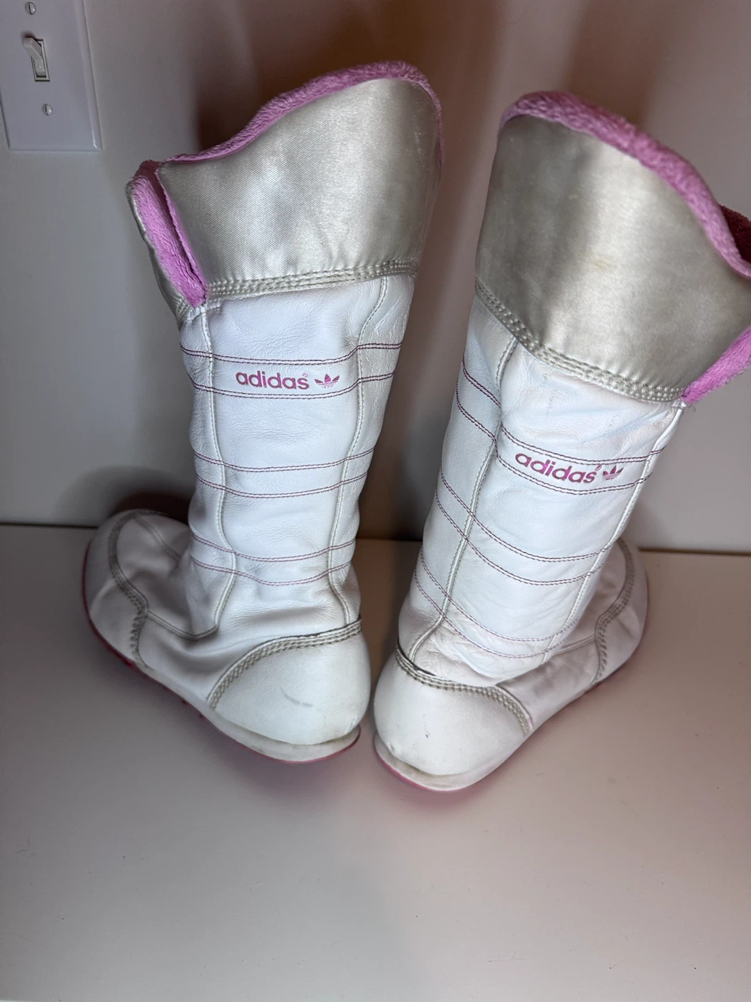 Vintage Y2K 2008 Adidas knee high leather boots - photo 4