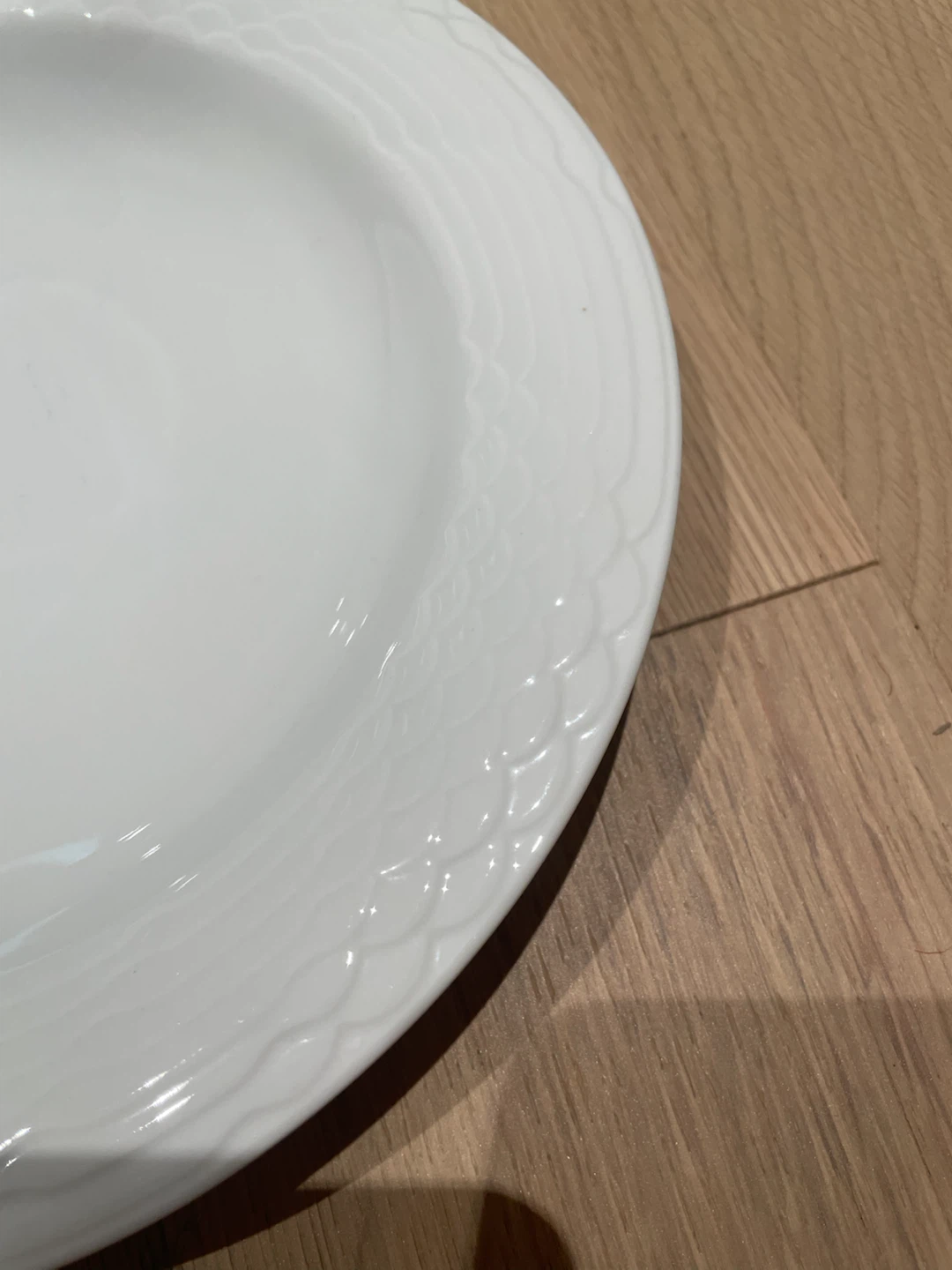 White Bowl Plates - Set of 8 - photo 2