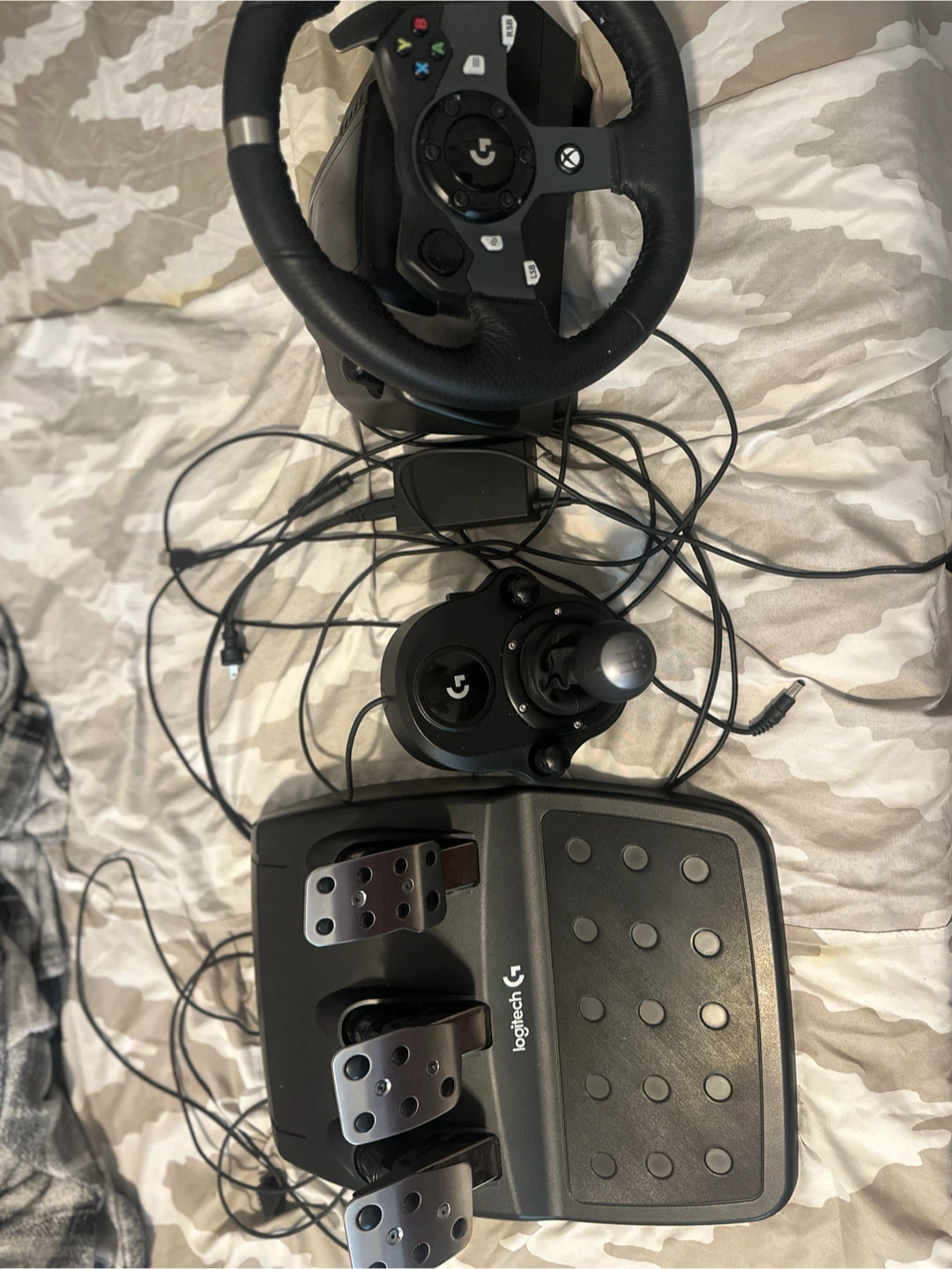 Logitech G Gaming Steering Wheel Pedals and Shifter Set