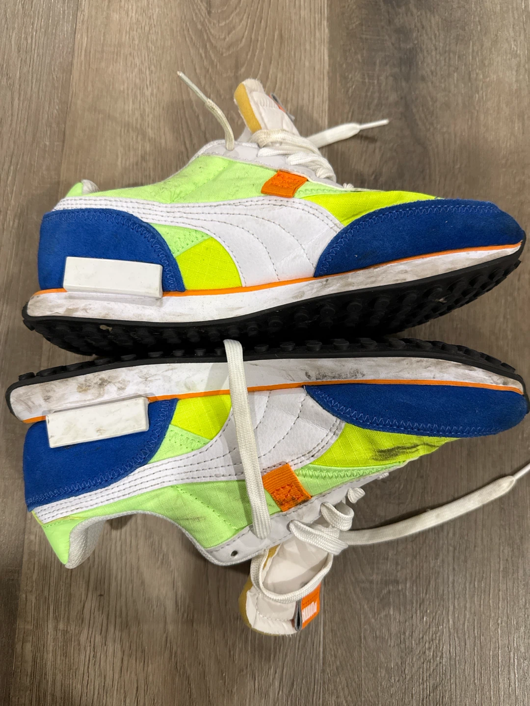 Puma Future Rider Neon Athletic Shoes boys 6.5 - photo 5