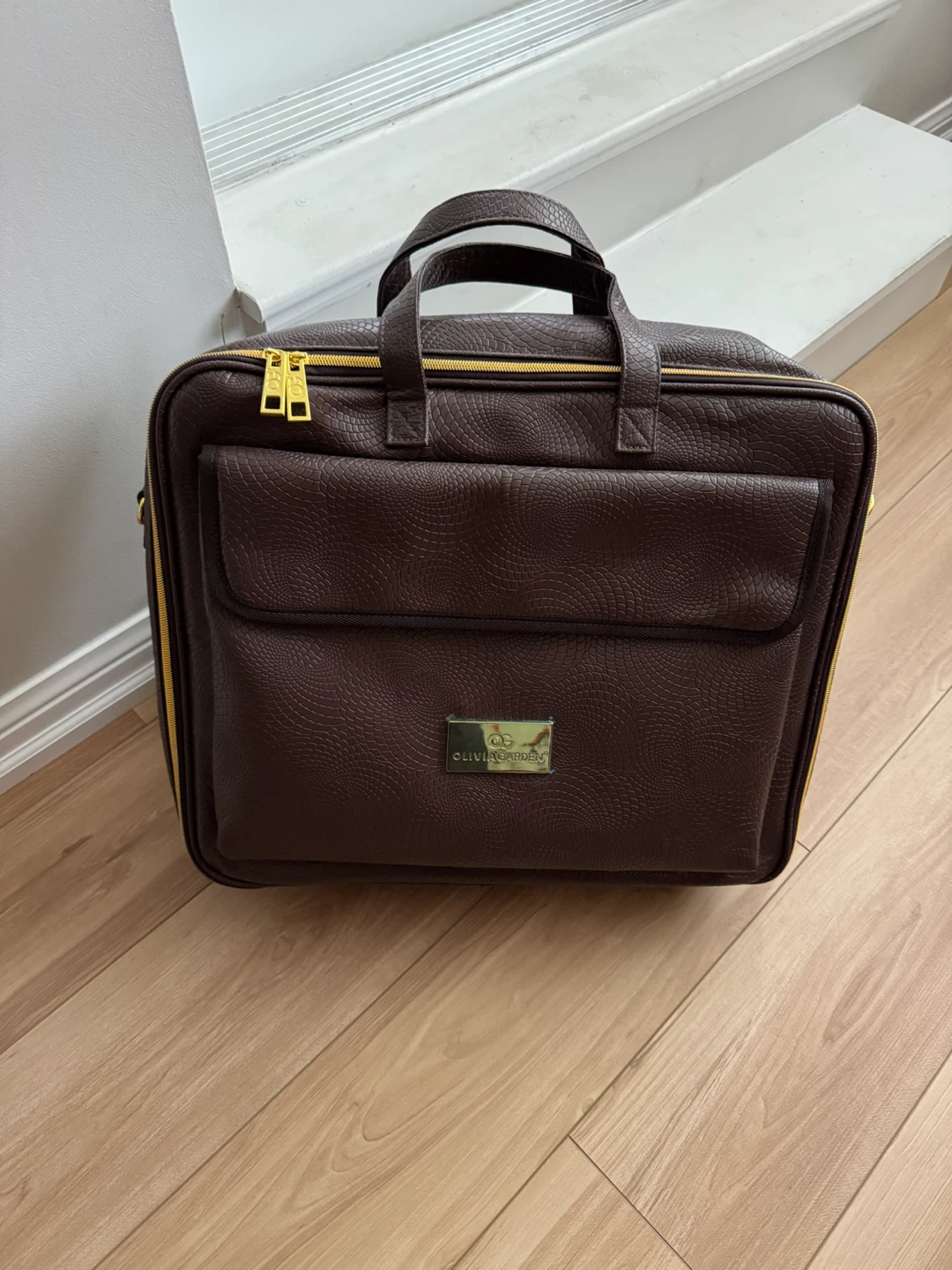 Brown Leather Travel Bag
