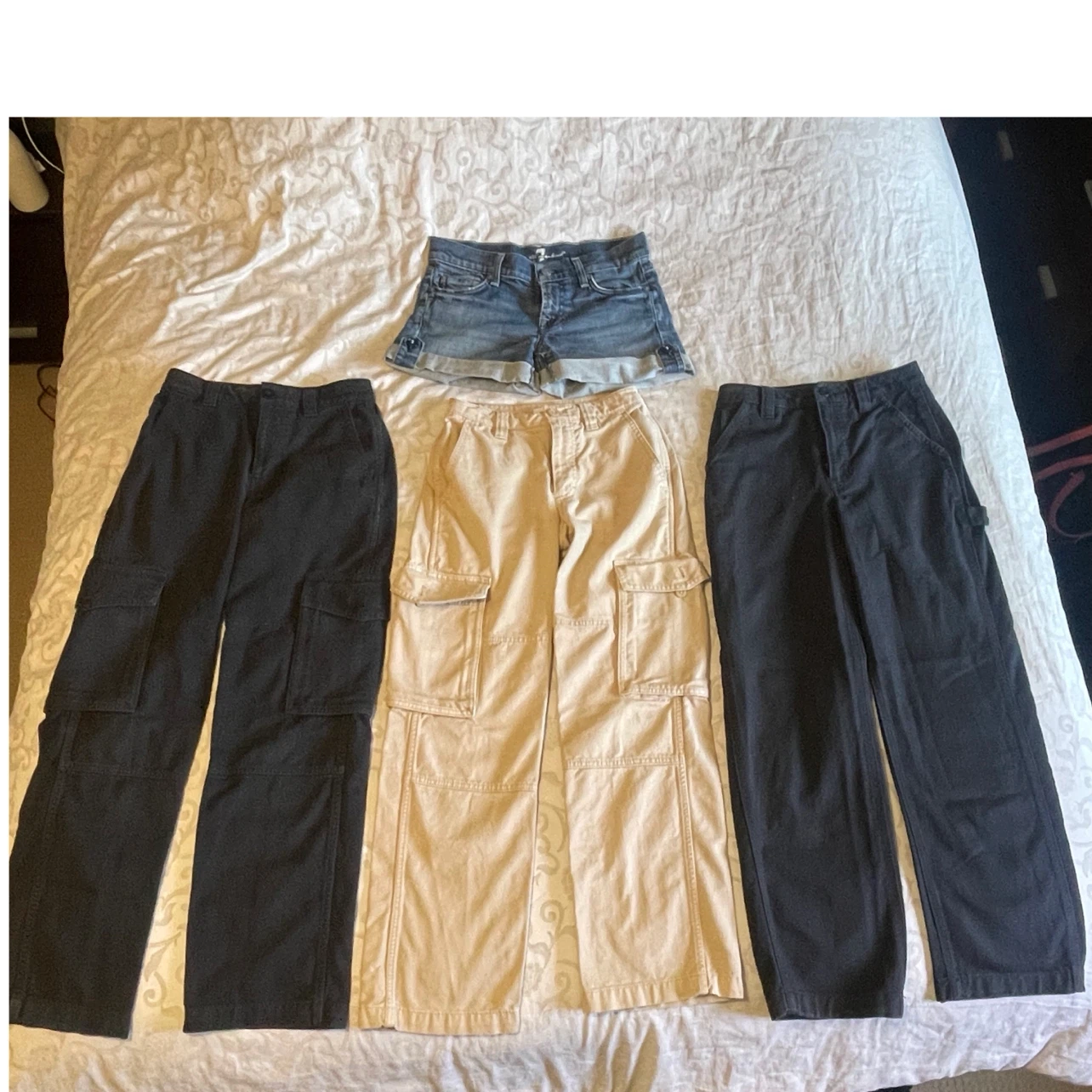 Women’s Aritzia Pants and Denim Shorts Bundle