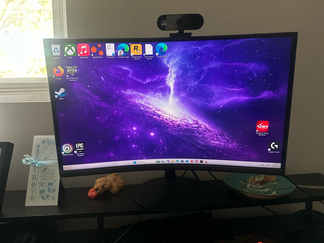 Curved Computer Monitor - photo 2