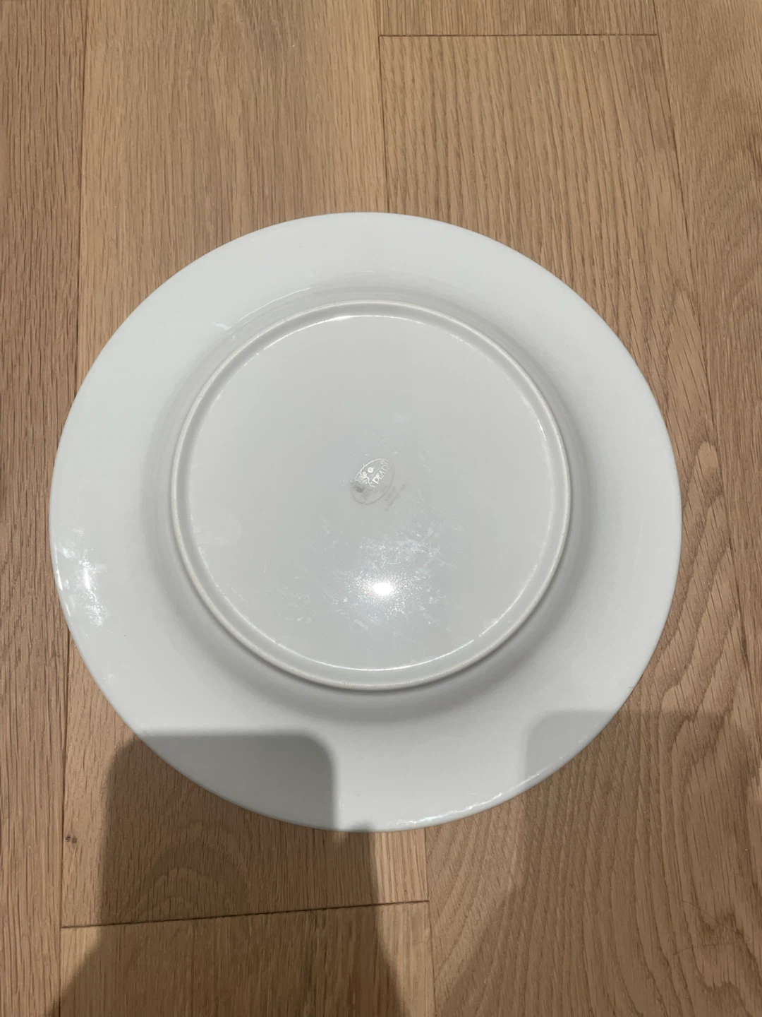 White Ceramic Plate - photo 2