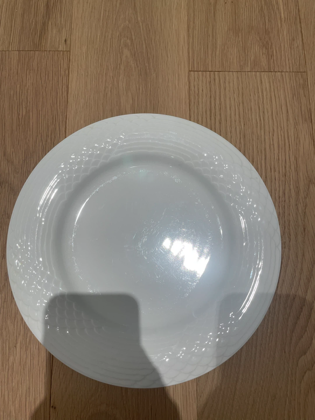 White Ceramic Plate