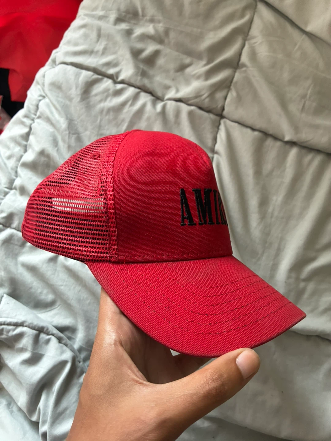 AMIRI Red Core Logo Hat One size - photo 4