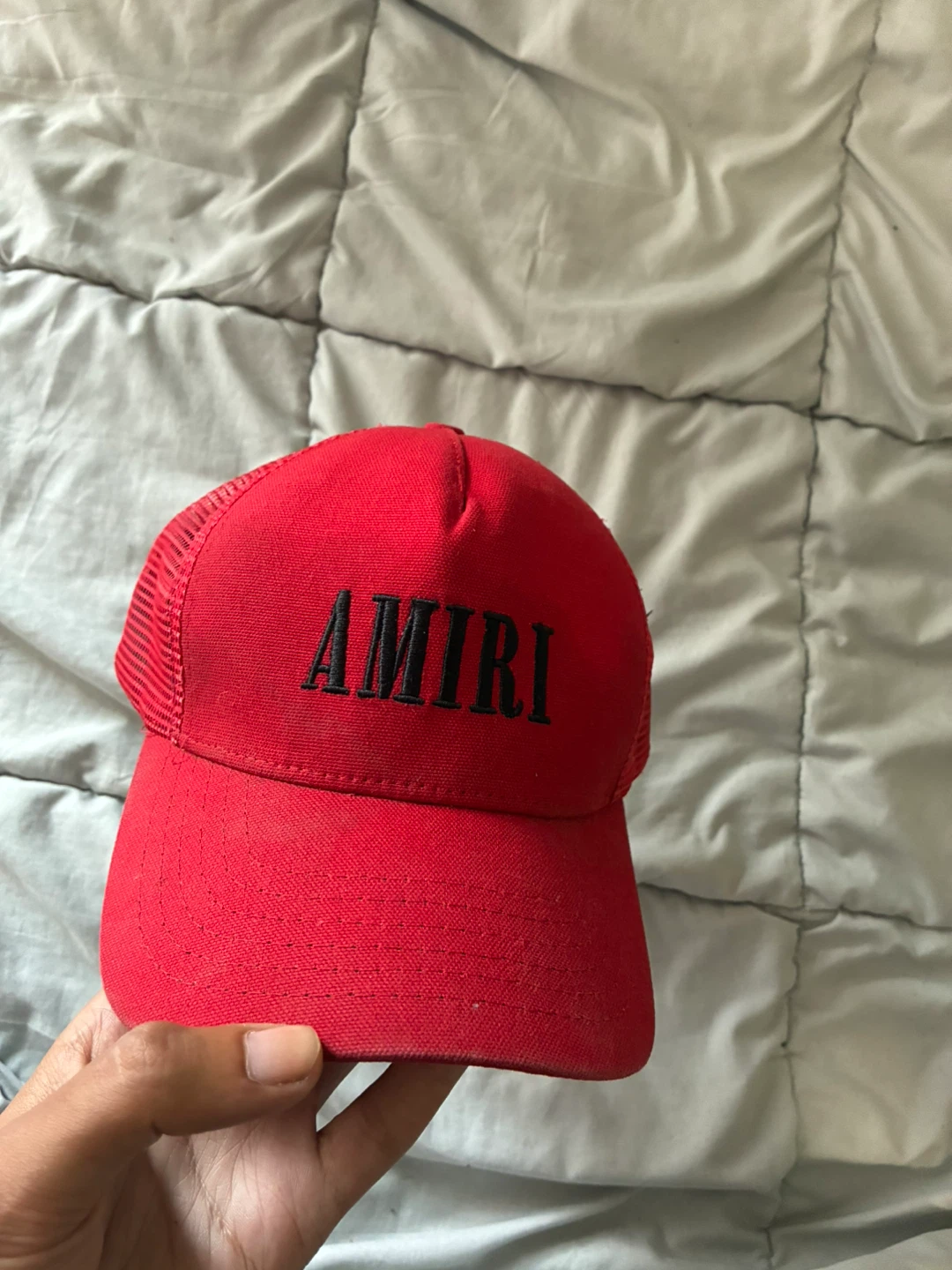 AMIRI Red Core Logo Hat One size
