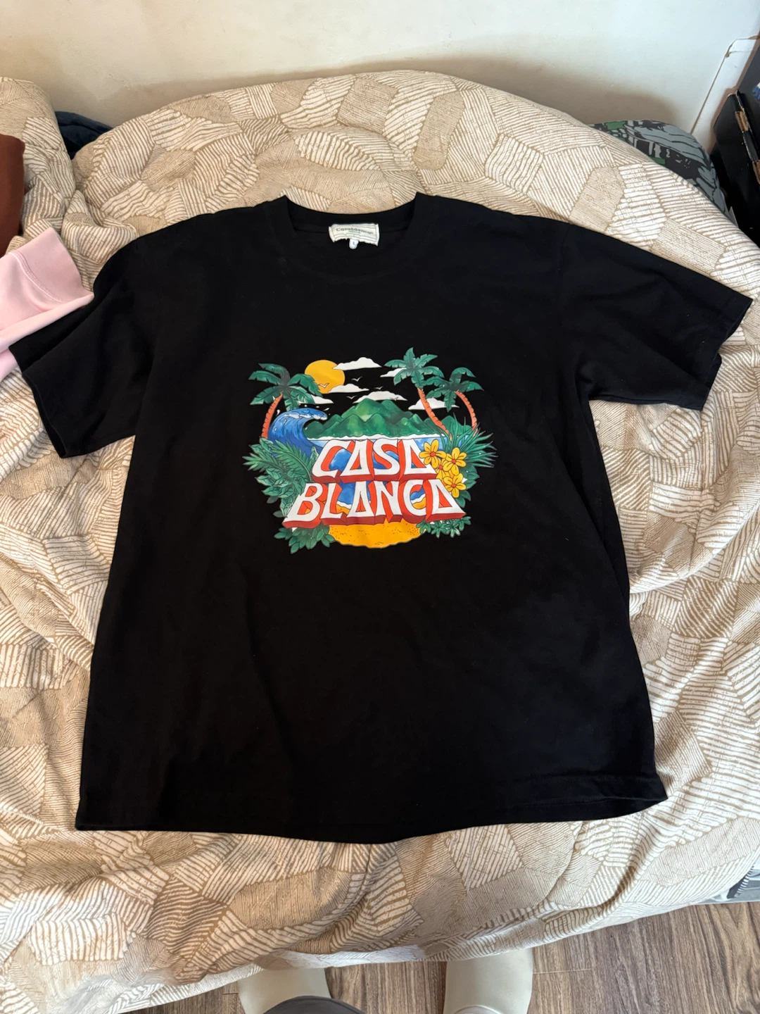 Casablanca T-Shirt Black Graphic Print