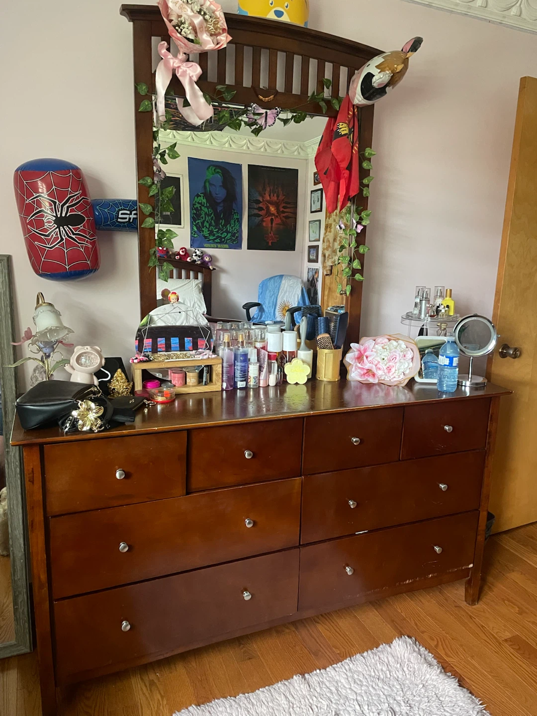 Solid Wood Bedroom Furniture Set – Bed, Dresser & Nightstand - photo 3