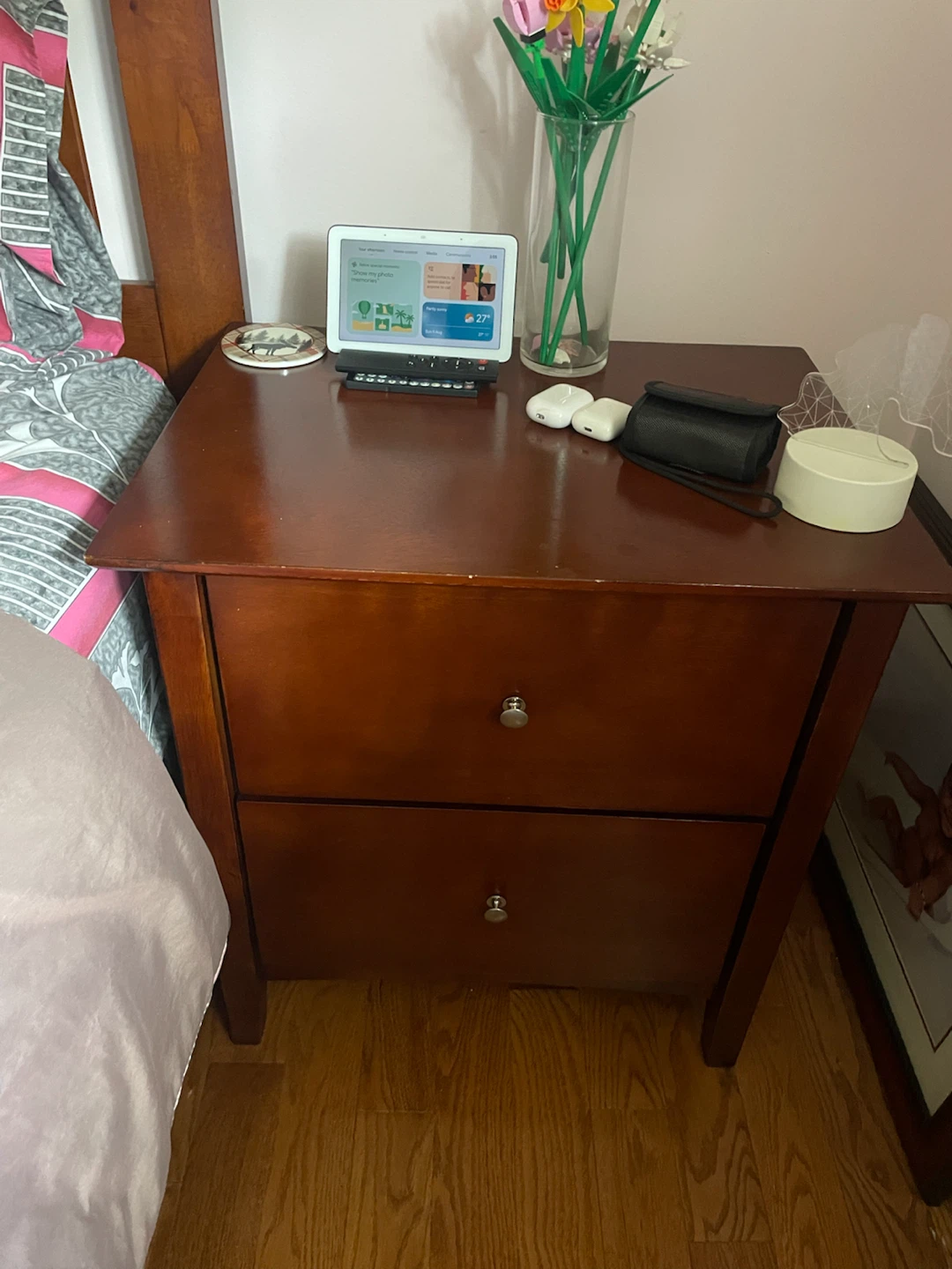 Solid Wood Bedroom Furniture Set – Bed, Dresser & Nightstand - photo 4