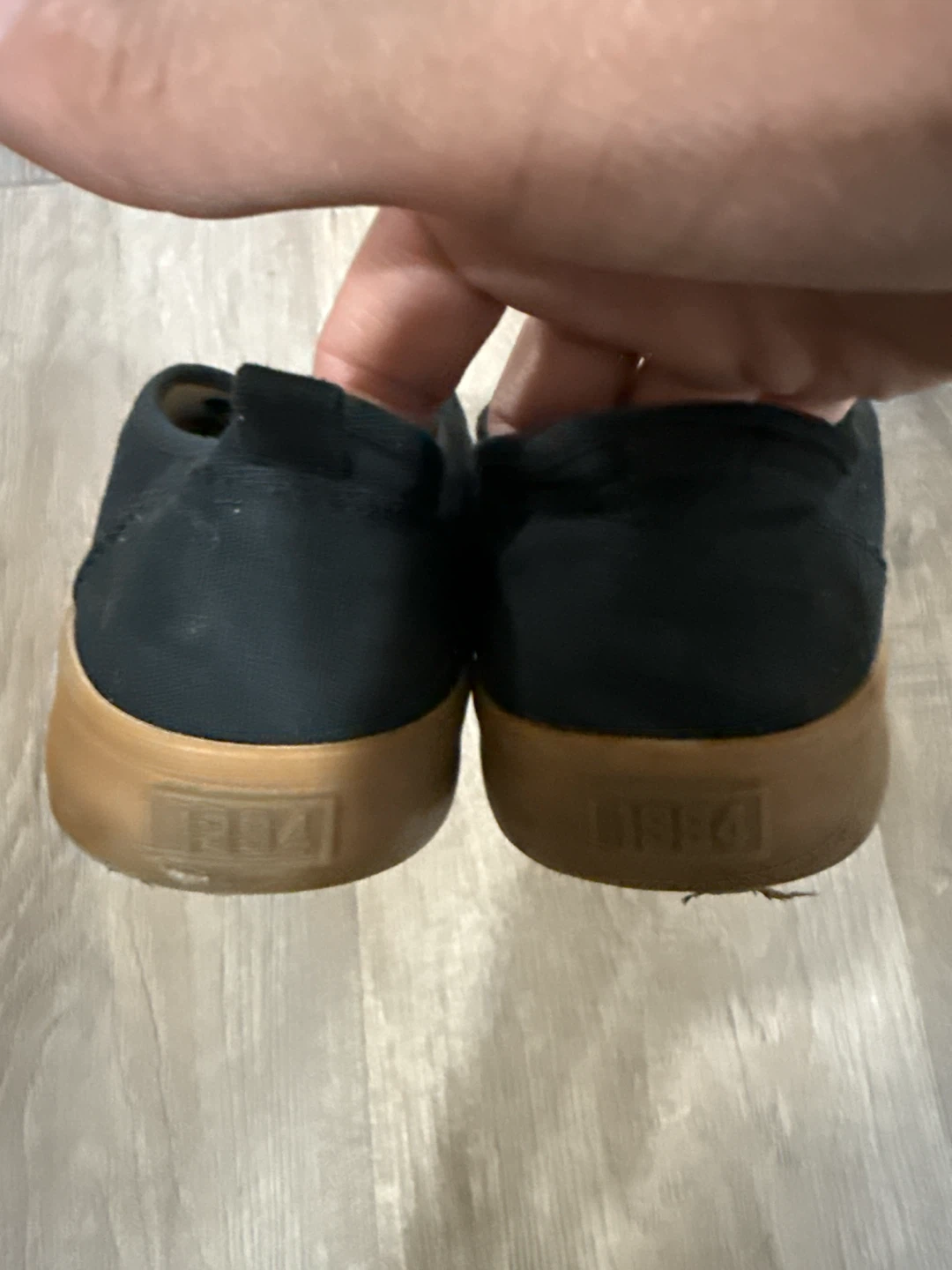 Old Navy Black Canvas Sneakers size 5 - photo 4