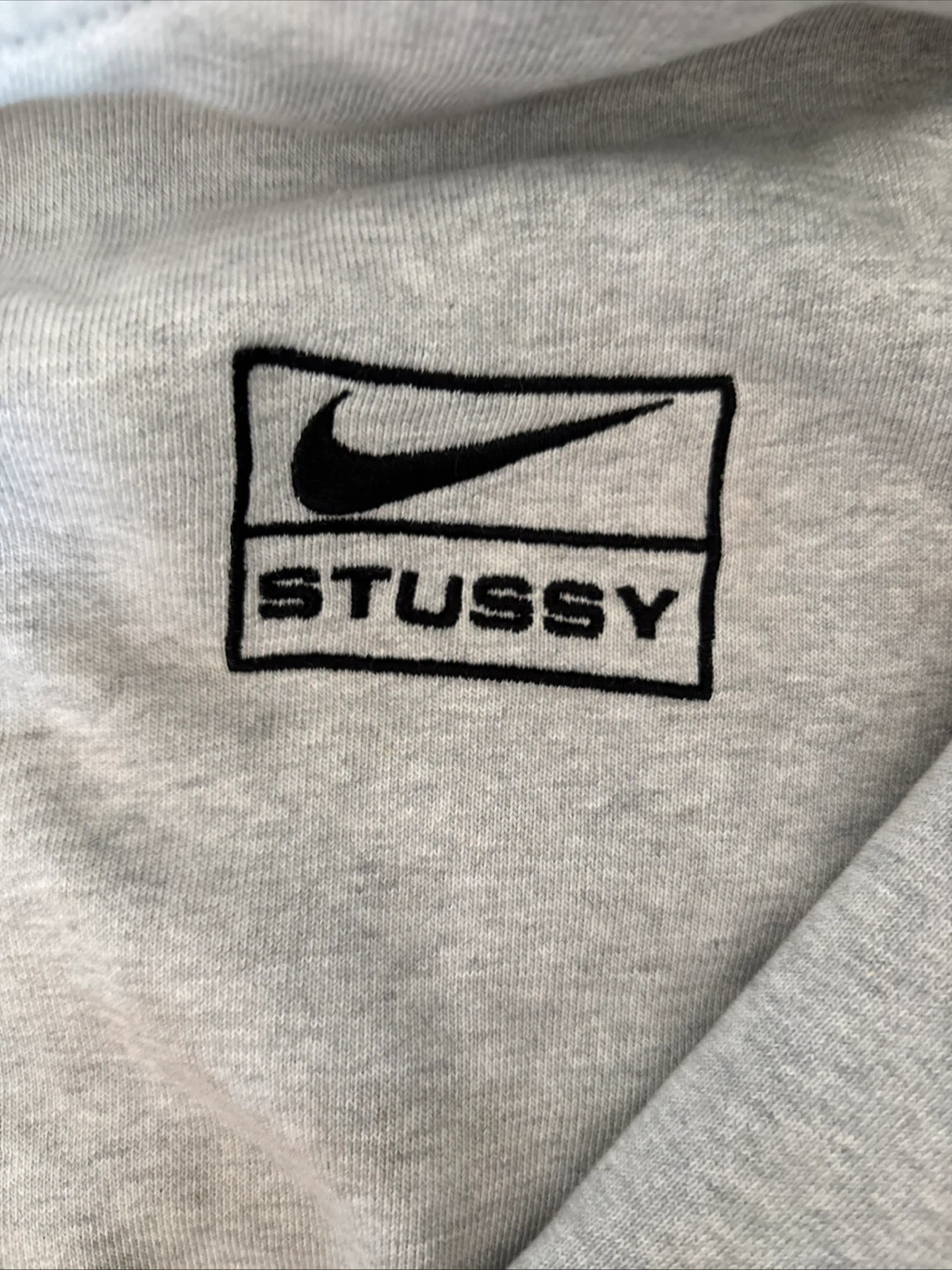 Nike x Stussy Zip Hoodie Grey Heather - photo 4