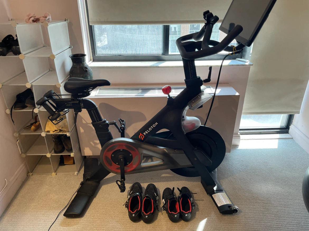 Peloton Bike with Cycling Shoes Size 45