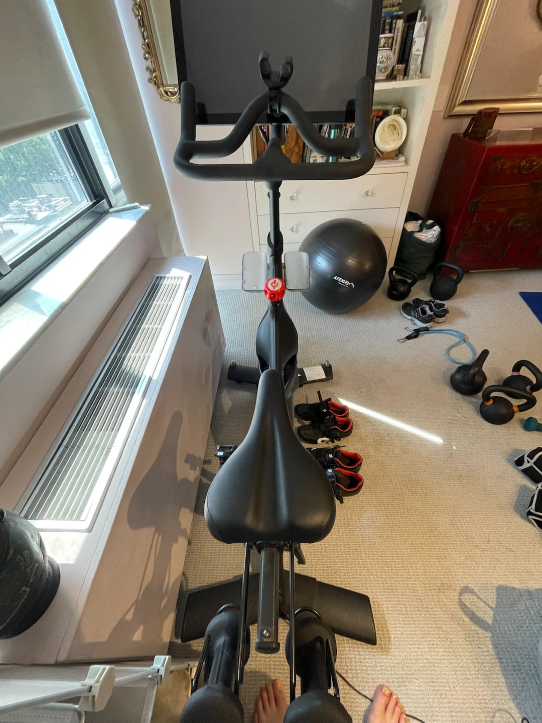 Peloton Bike with Cycling Shoes Size 45 - photo 2