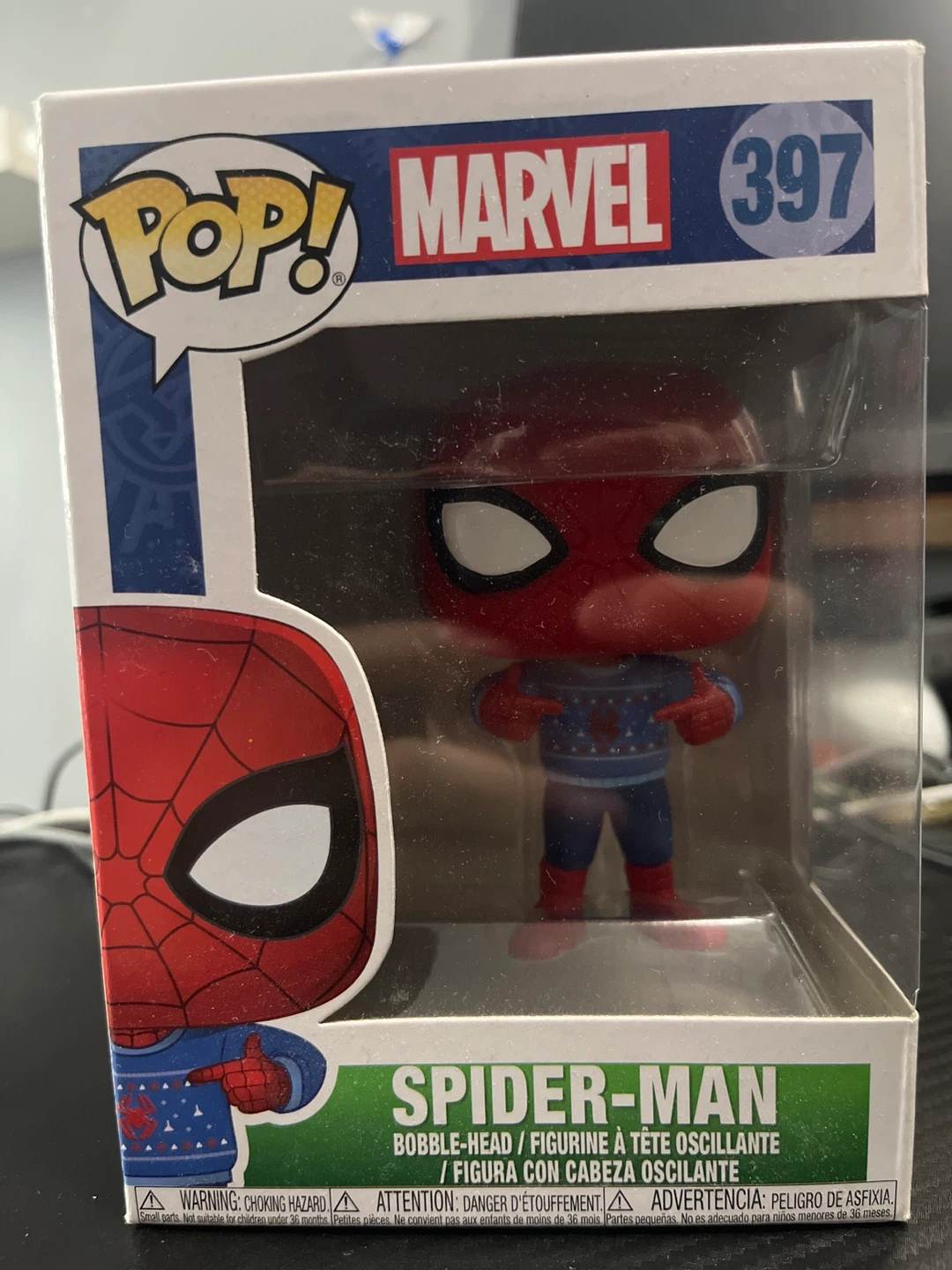 Funko Pop! Marvel Spider-Man #397 Bobble-Head