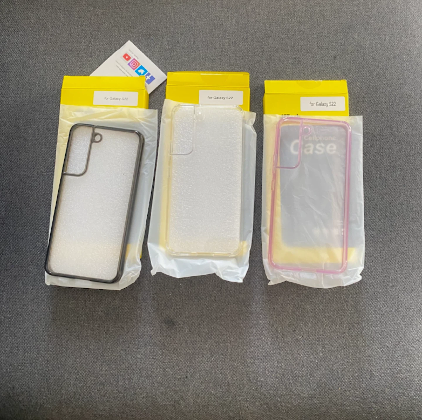 3 JETech Phone Cases for Samsung Galaxy S22