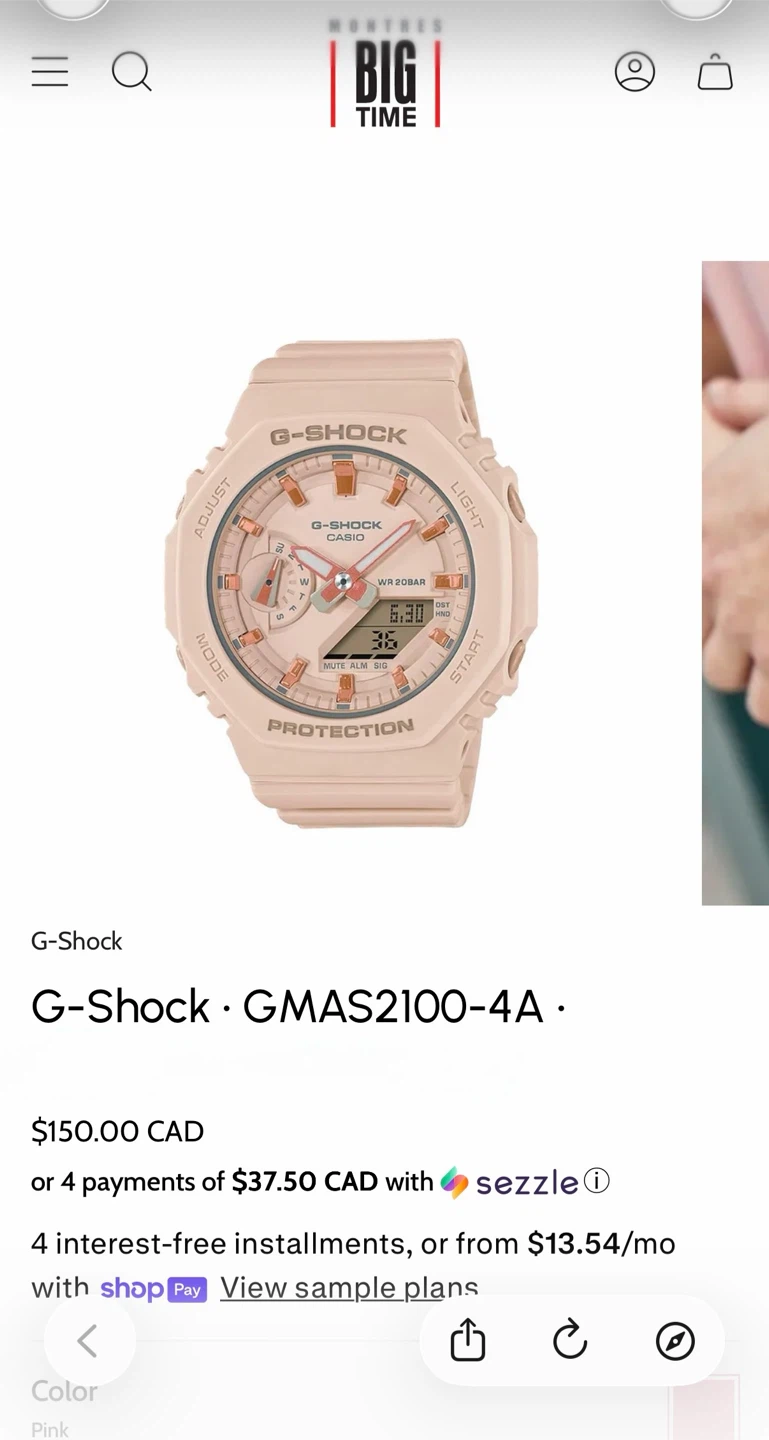 G-Shock GMA-S2100-4A Watch