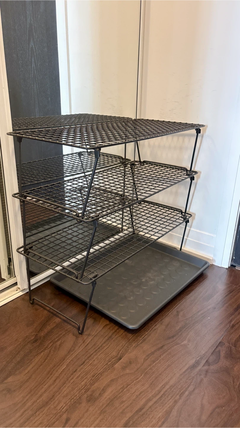 IKEA GREJIG Shoe Rack & BAGGMUCK Shoe Tray
