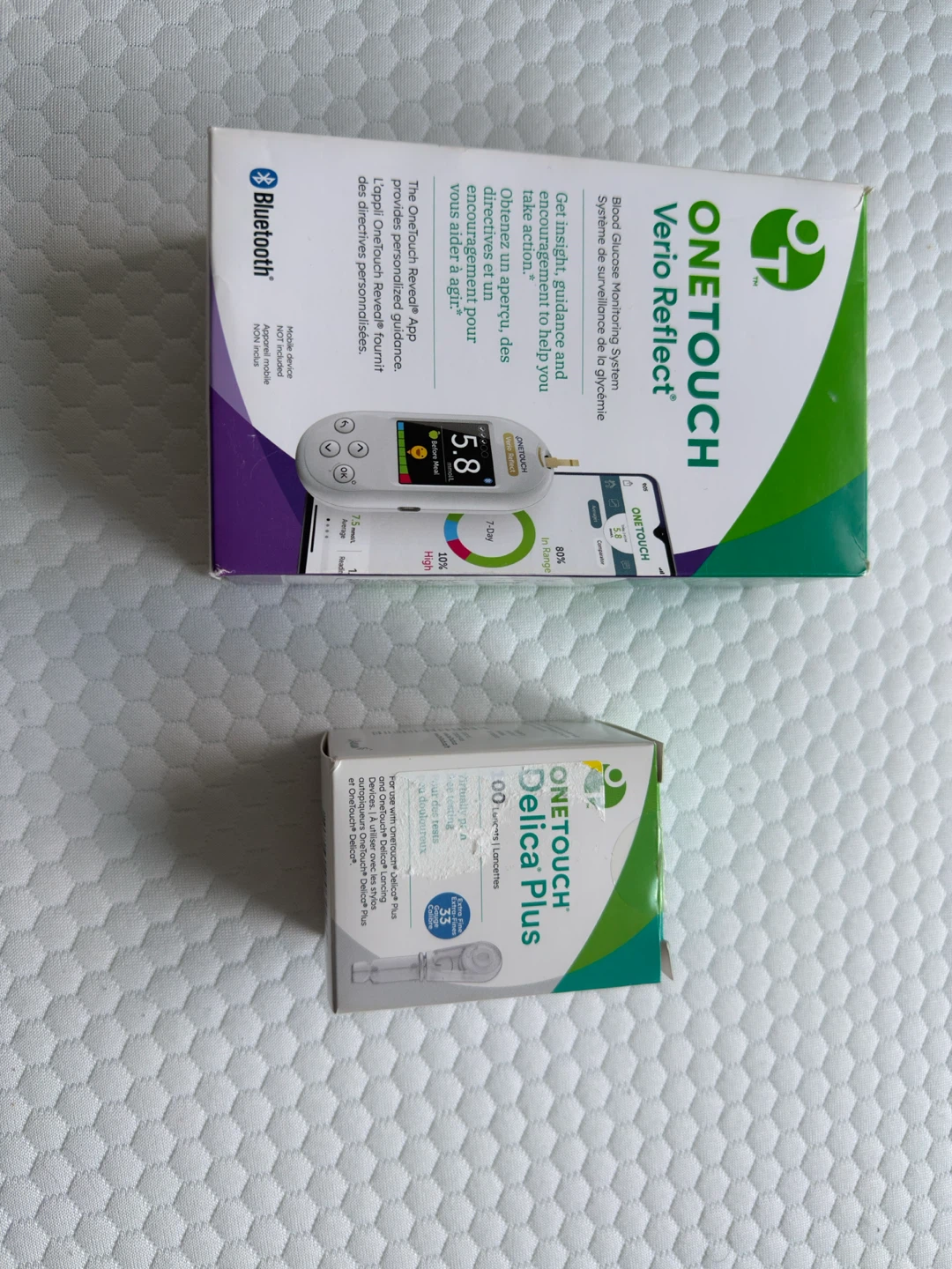 OneTouch Verio Reflect Meter + Delica Plus Lancets (99 Count)