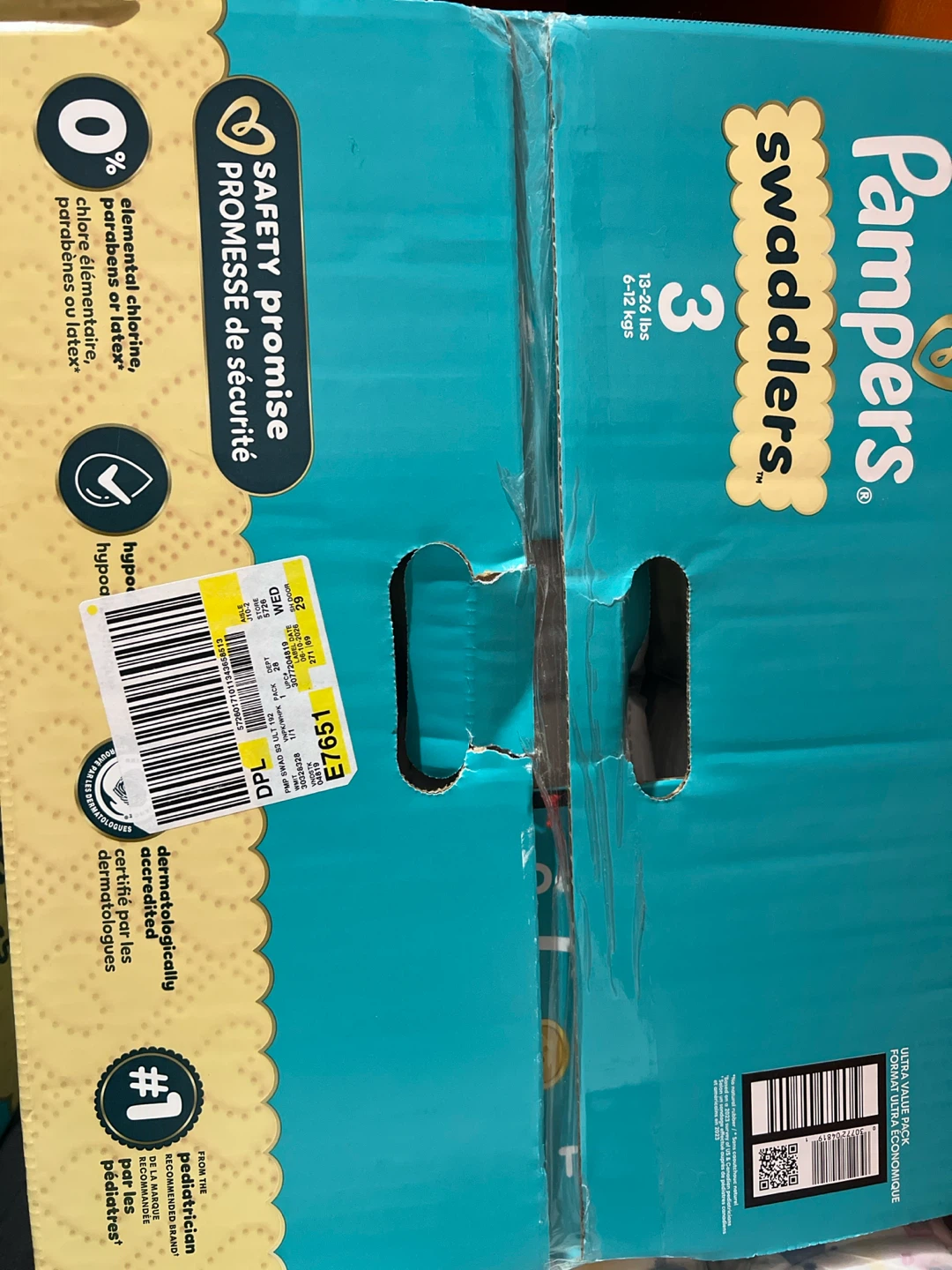Pampers Swaddlers Diapers Size 3 (192 count)
