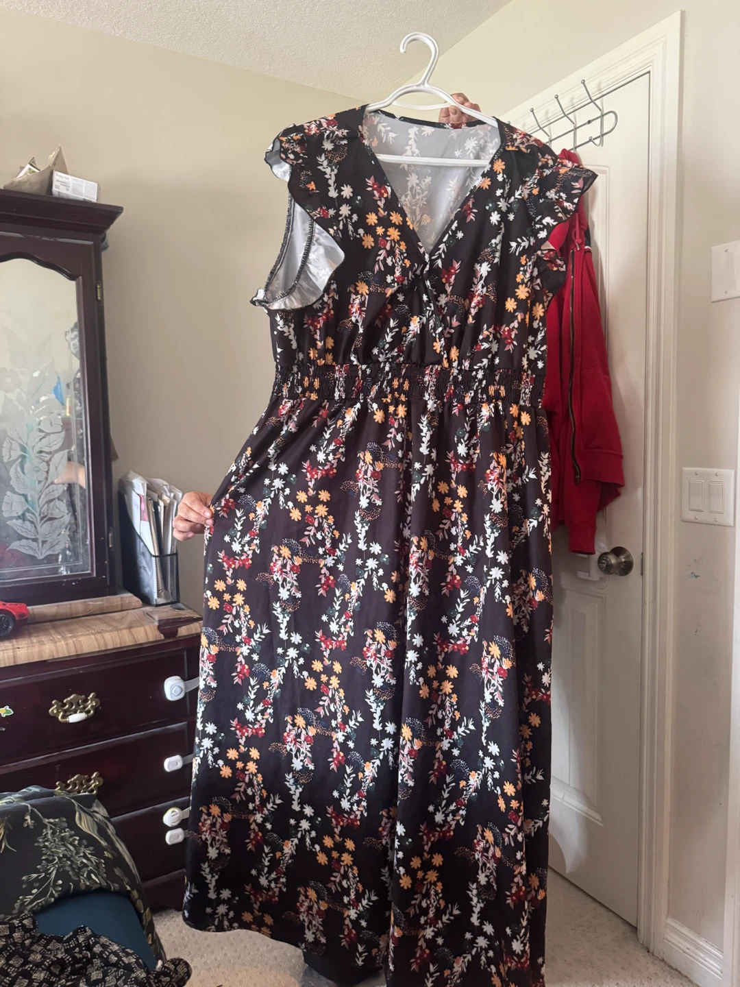 Women's Floral Print Maxi Dress