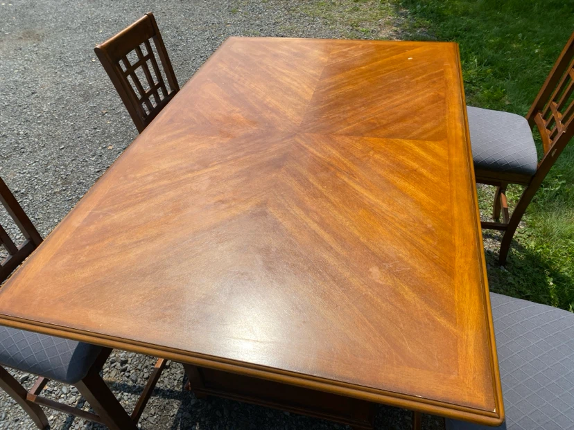 Solid Wood Counter Height Island Dining Set (CAN DELIVER) - photo 4