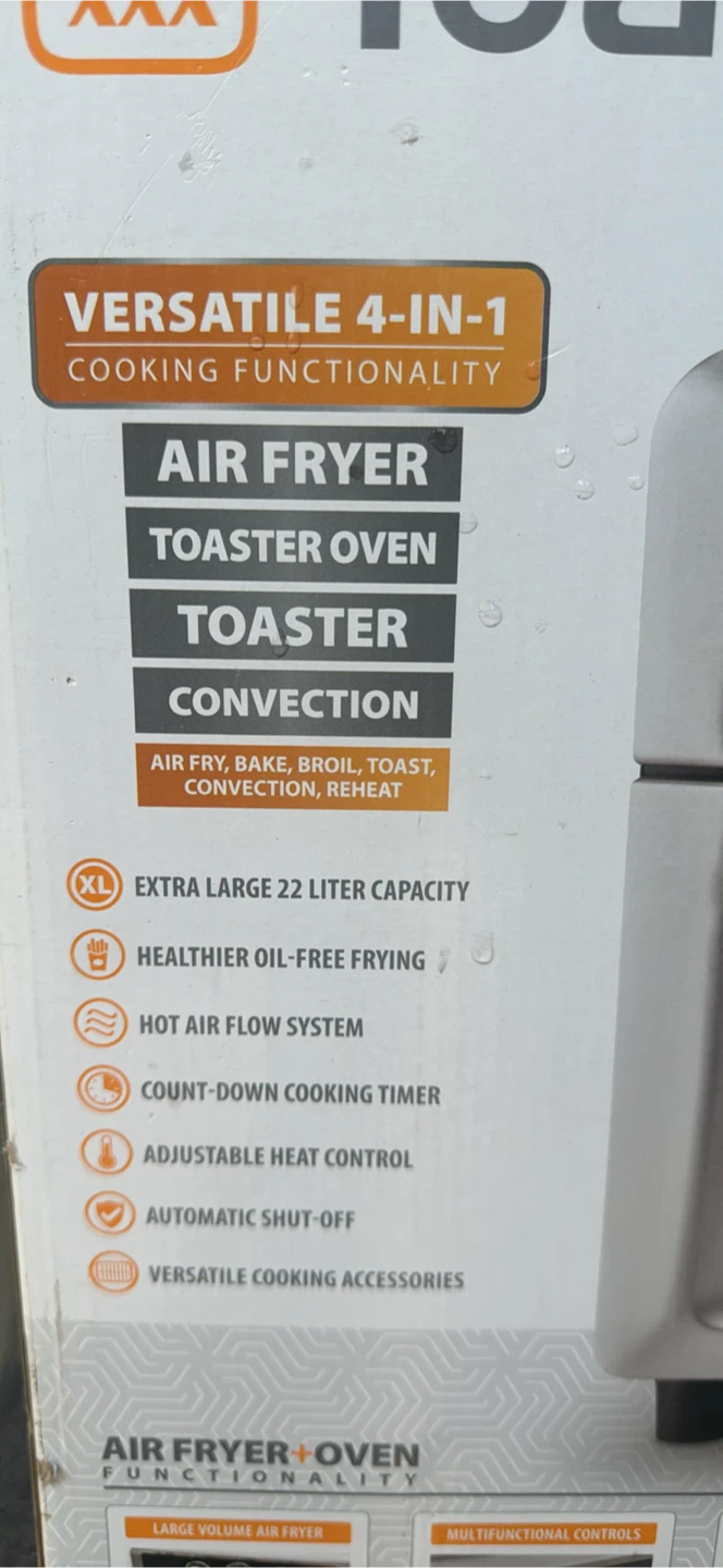Toastmaster 4-in-1 Air Fryer Toaster Oven