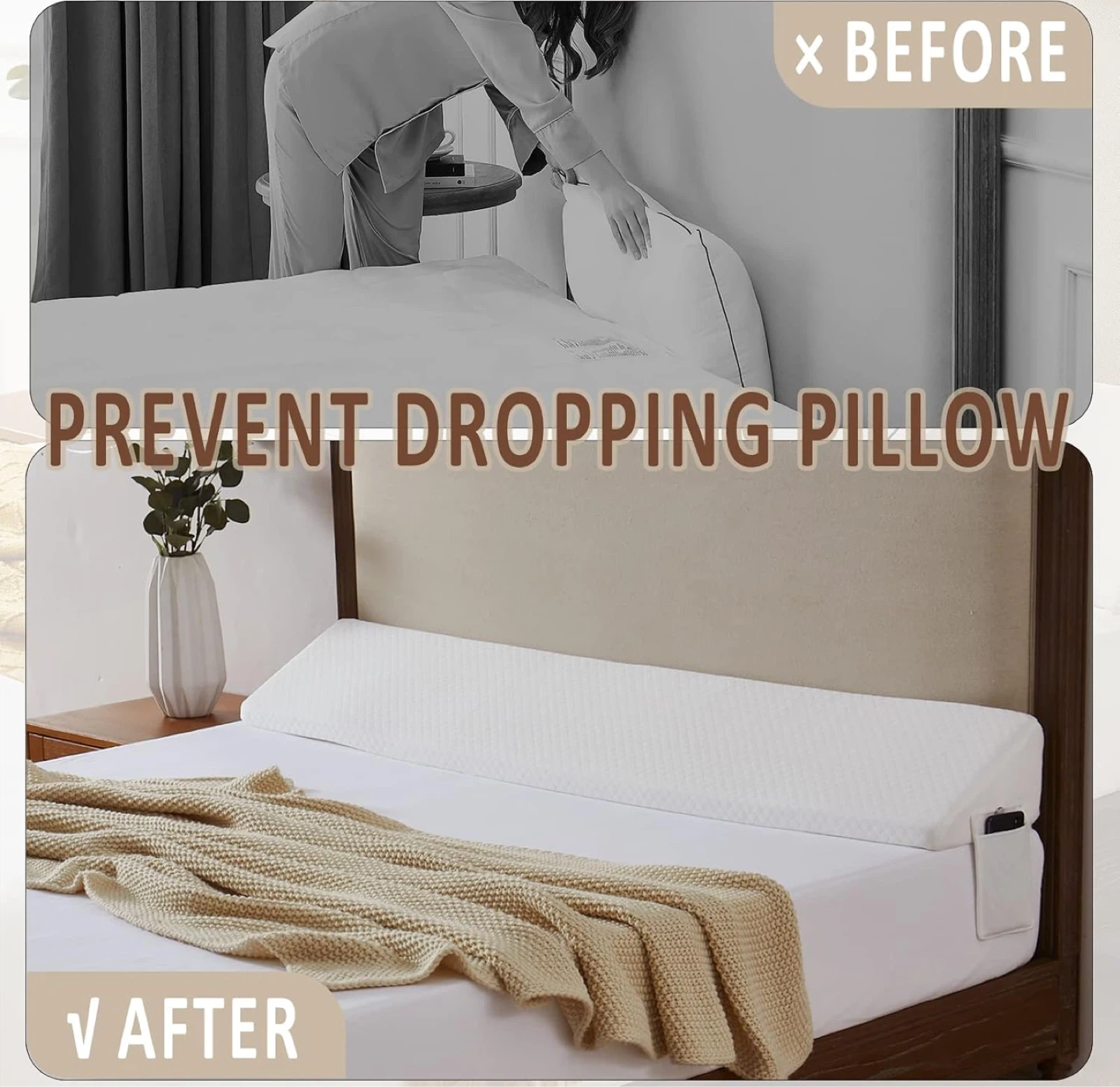 Bed Gap Filler Pillow - photo 5