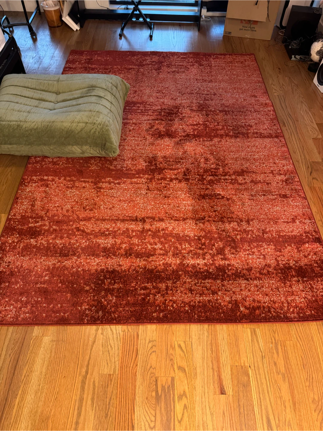 Large 6x9” Turkish Terracota Red Area Rug