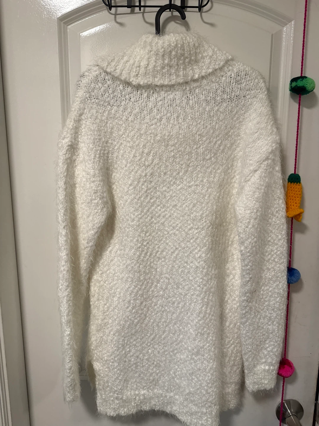 White Cowl Neck Sweater - REACTION KENNETH COLE SIZE S/P - photo 3