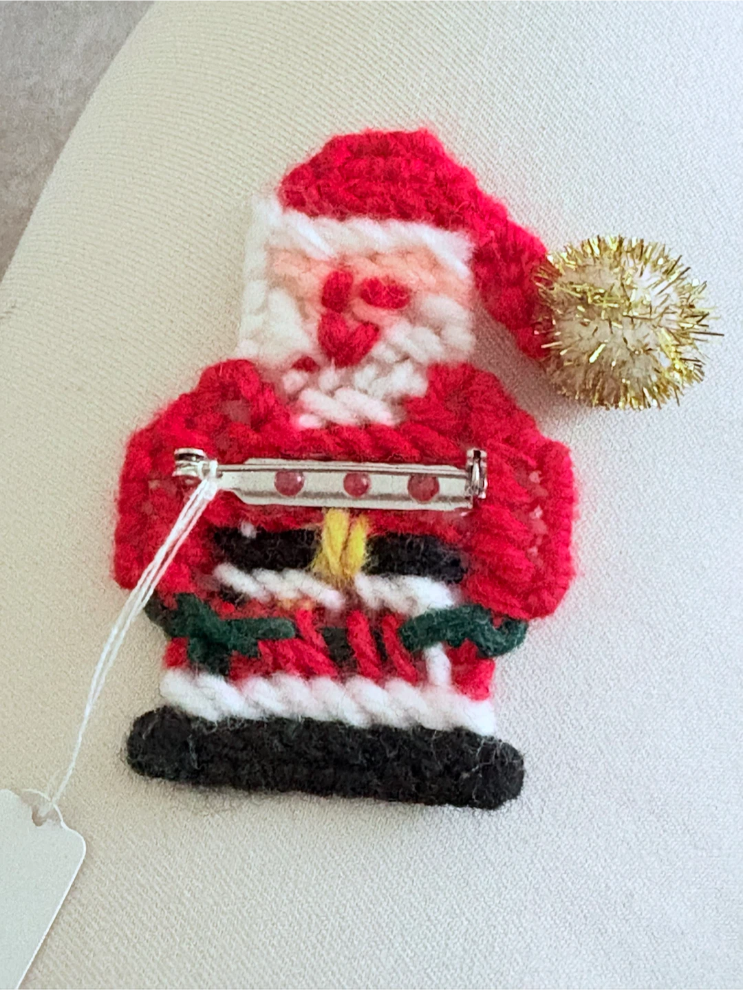 Handmade Santa Claus Brooch - photo 2