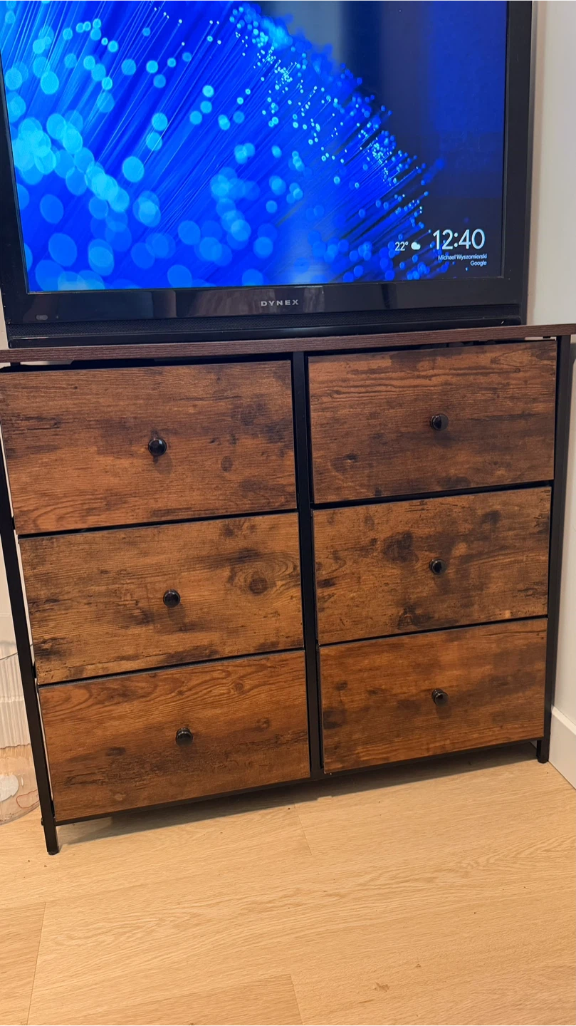 Amazon Rustic Brown Dresser set + bedside table - photo 3