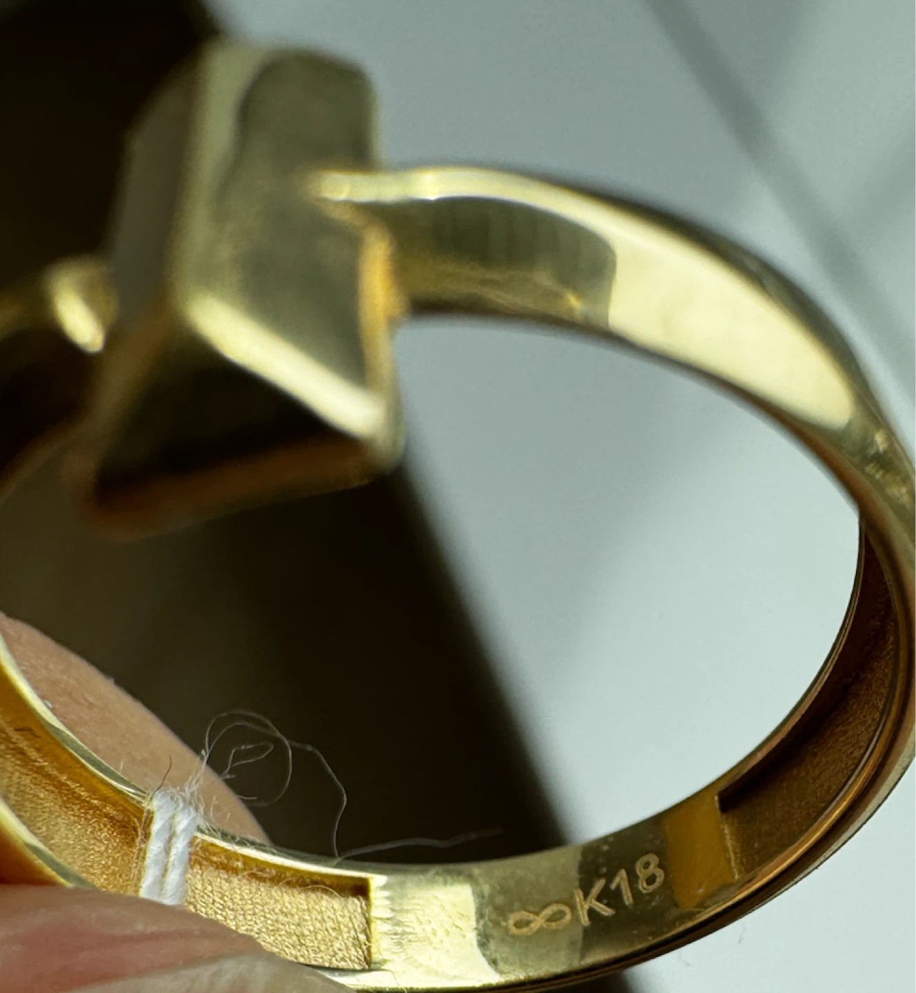18K Gold Tiffany inspired ring - photo 2