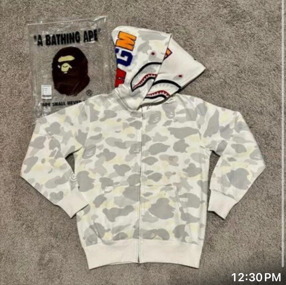 A Bathing Ape BAPE Full Zip Hoodie