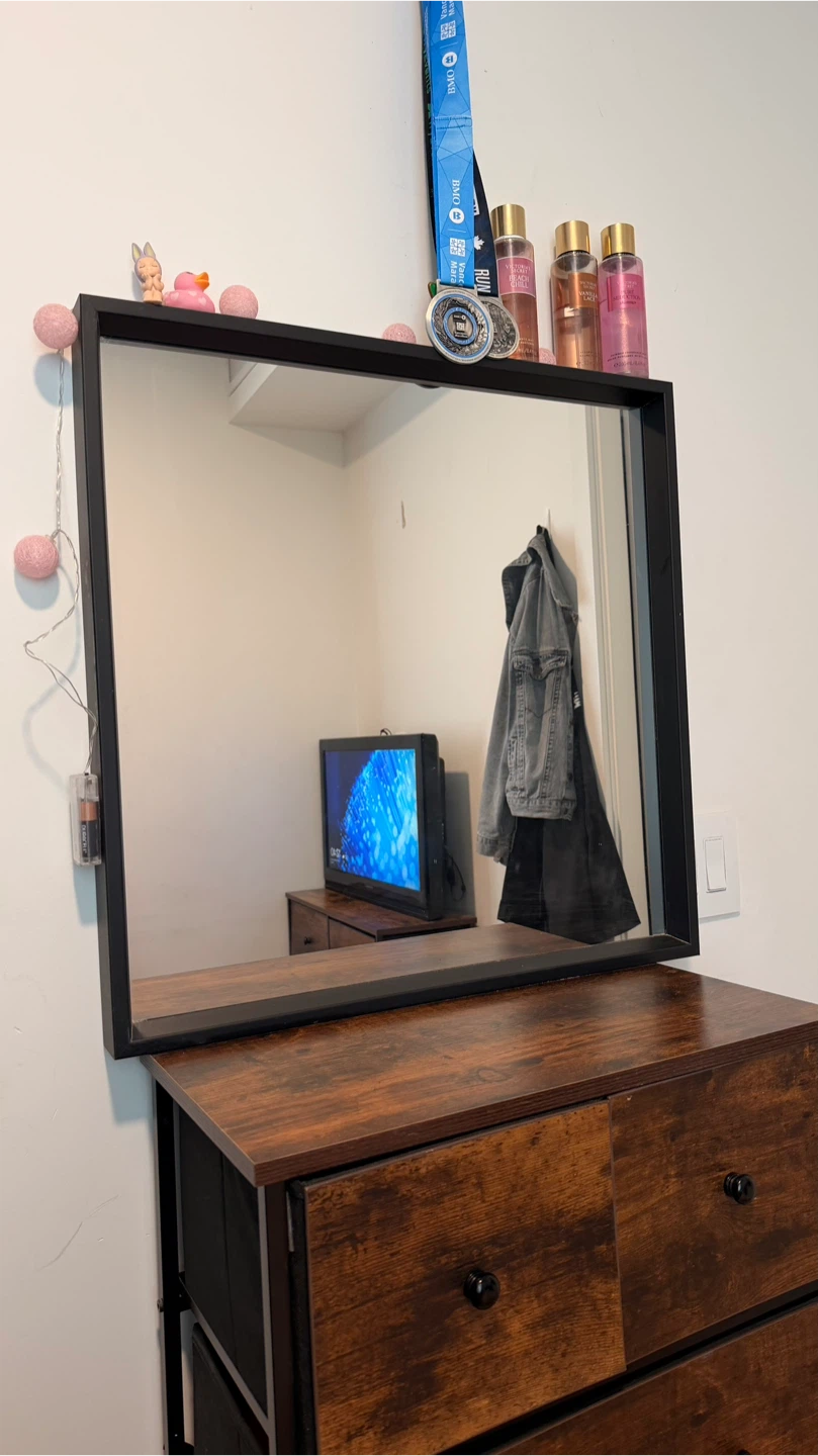 Black Framed Mirror