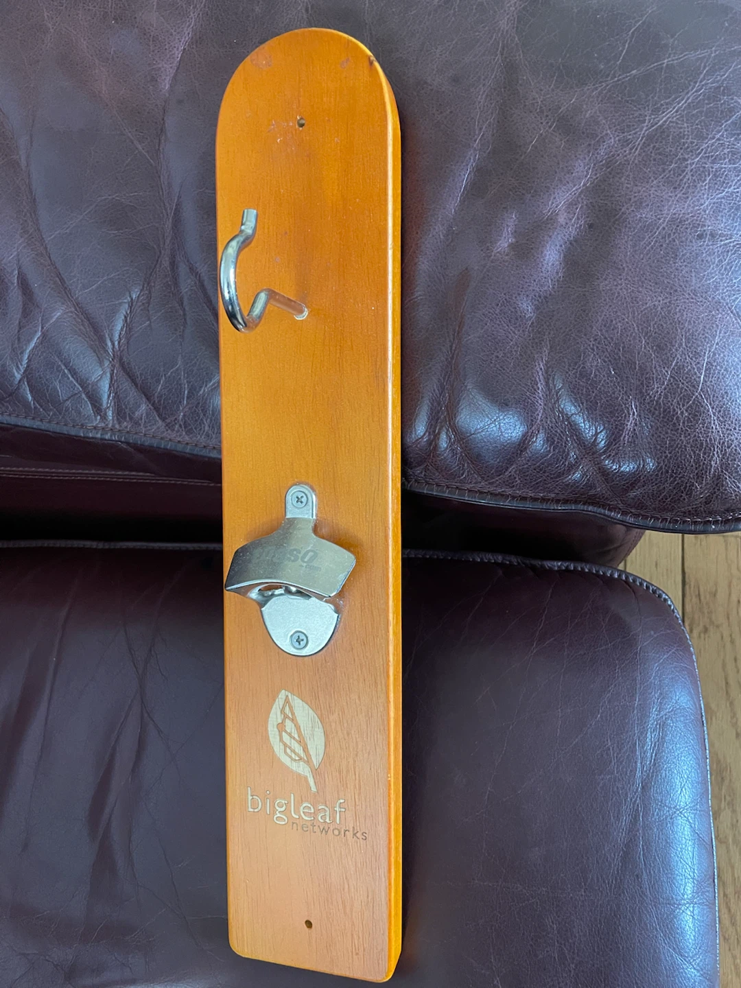 Vintage Wooden beer bottle opener