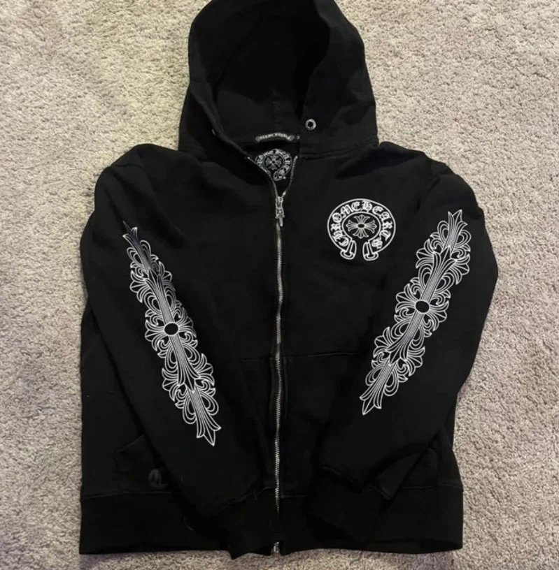 Chrome Hearts Zip-Up Hoodie