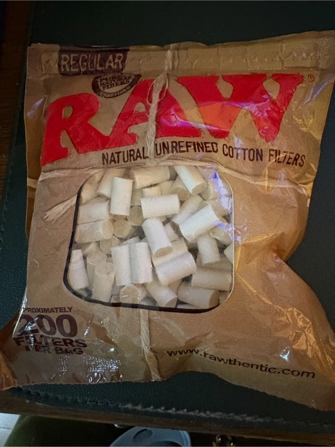 RAW Natural Unrefined Cotton Filters - Regular