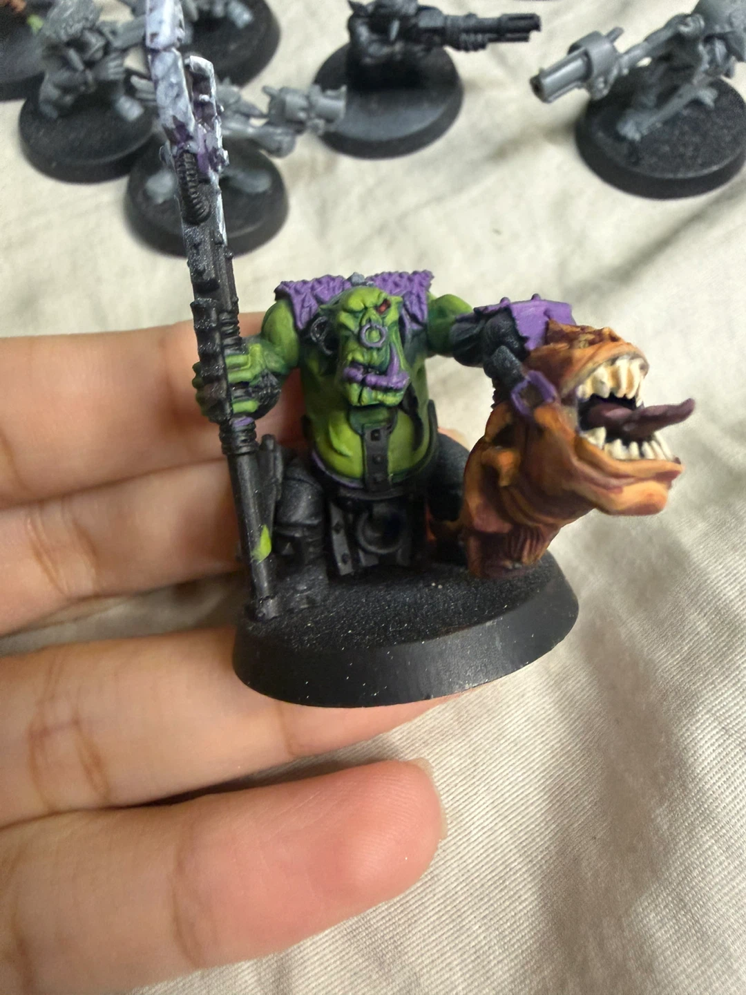 Warhammer 40k Tyranids, Runtherd and Gretchin - photo 2
