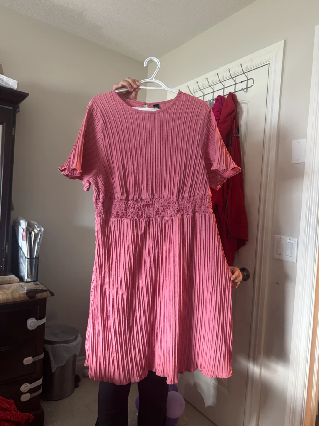 Pink Pleated Dress - photo 2