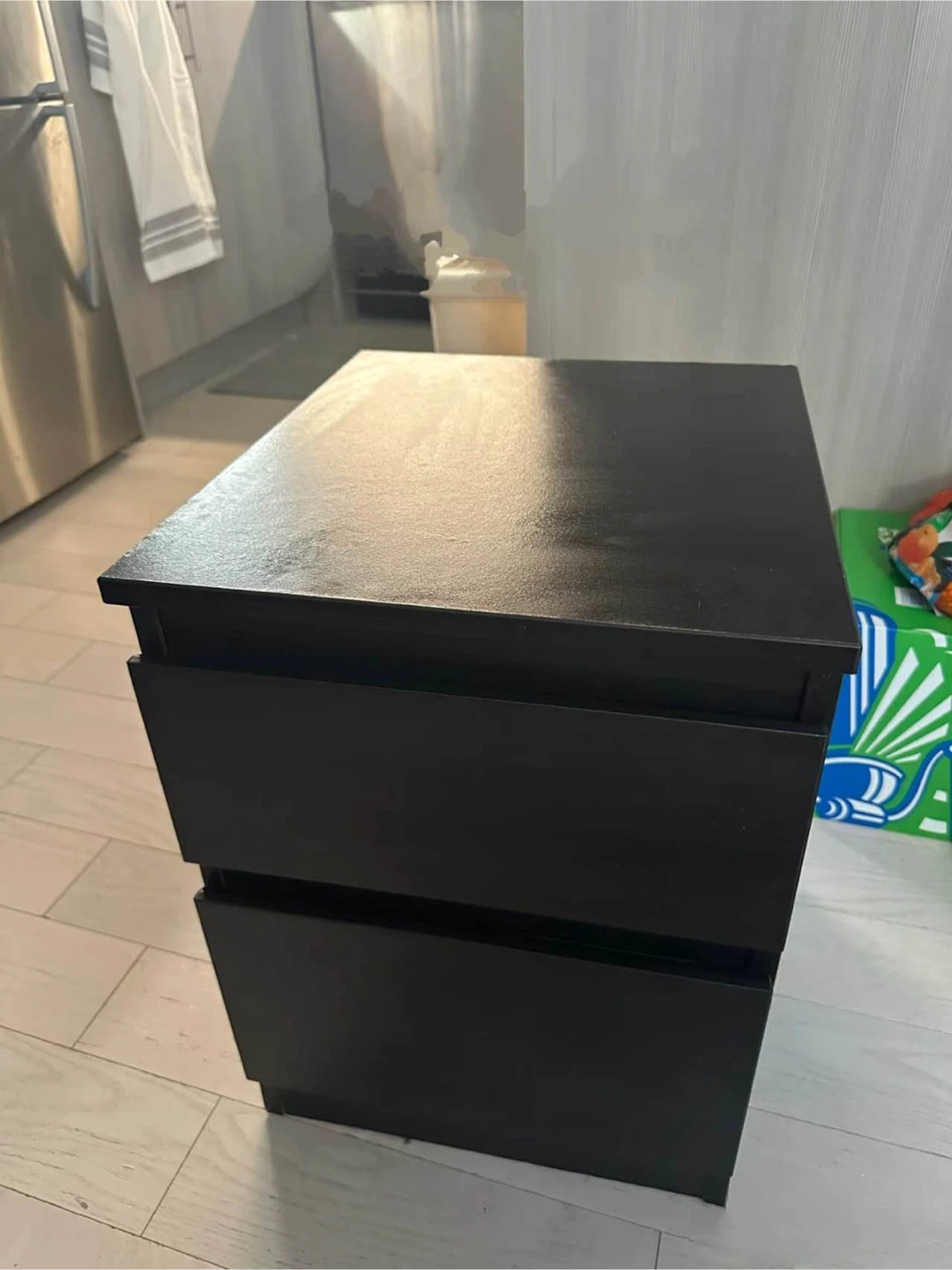 IKEA STORKLINTA 2-drawer chest, $80 for 2