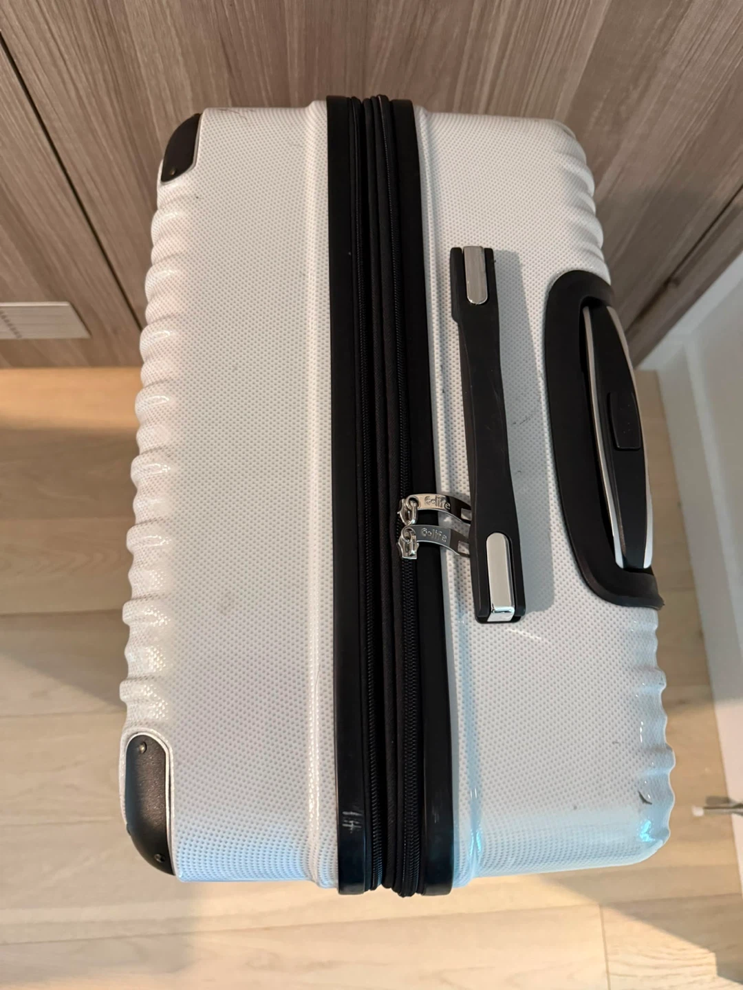Lightweight Hardshell Spinner Suitcase, Large, White - photo 5