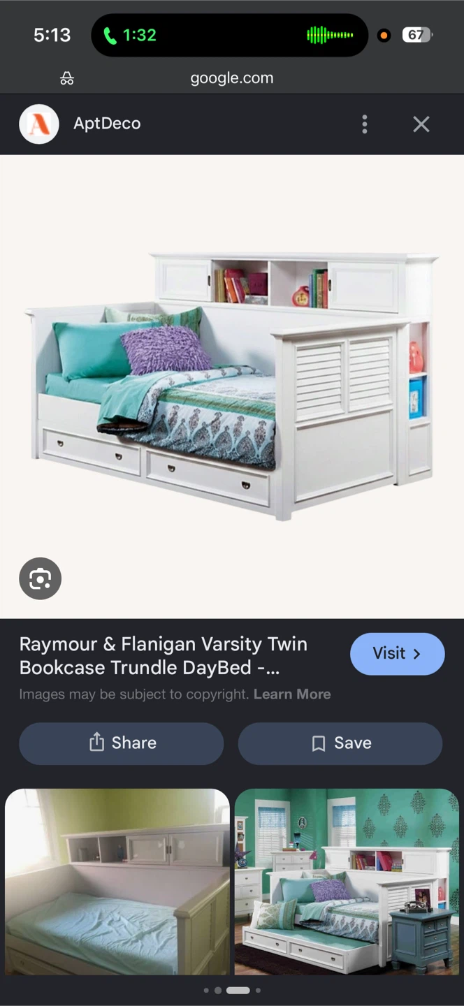 Raymour & Flanigan Varsity Twin Bookcase Trundle Daybed - photo 3